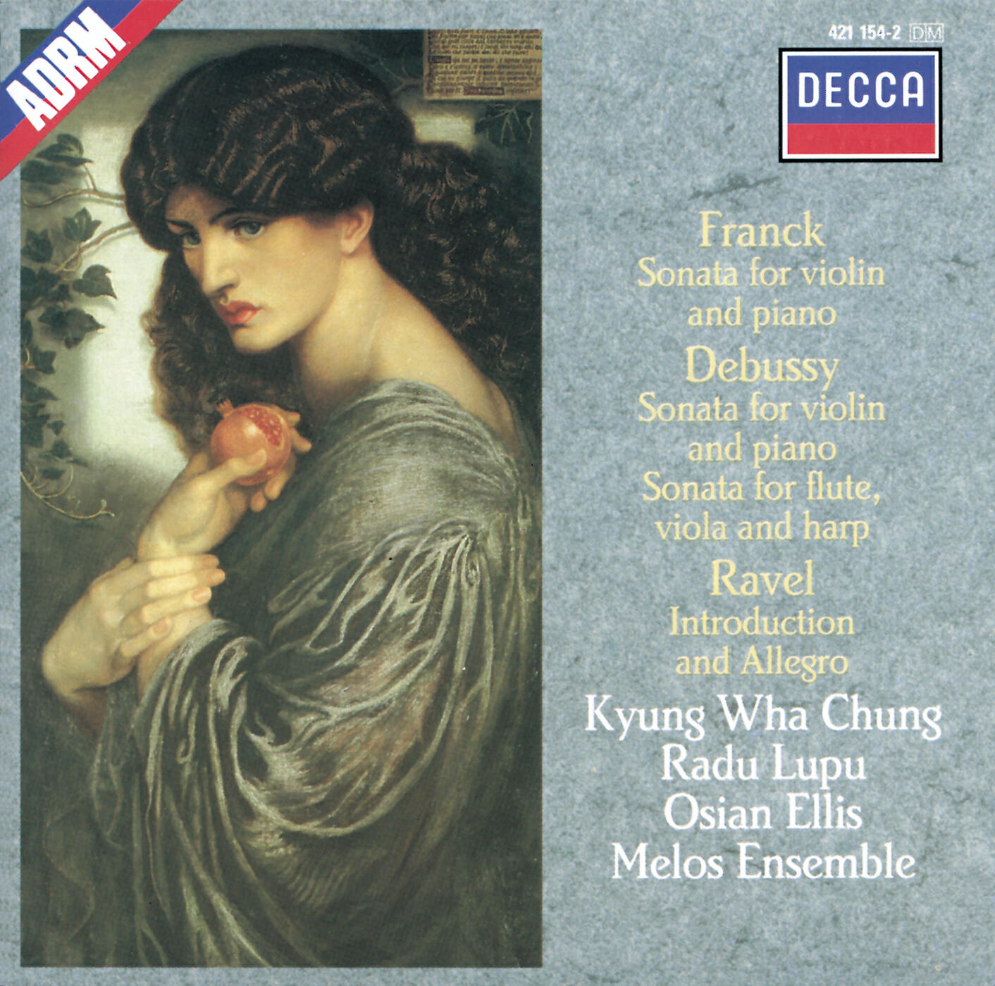 Melos Ensemble - Debussy: Sonata For Flute, Viola And Harp, L. 137 - 1. Pastorale