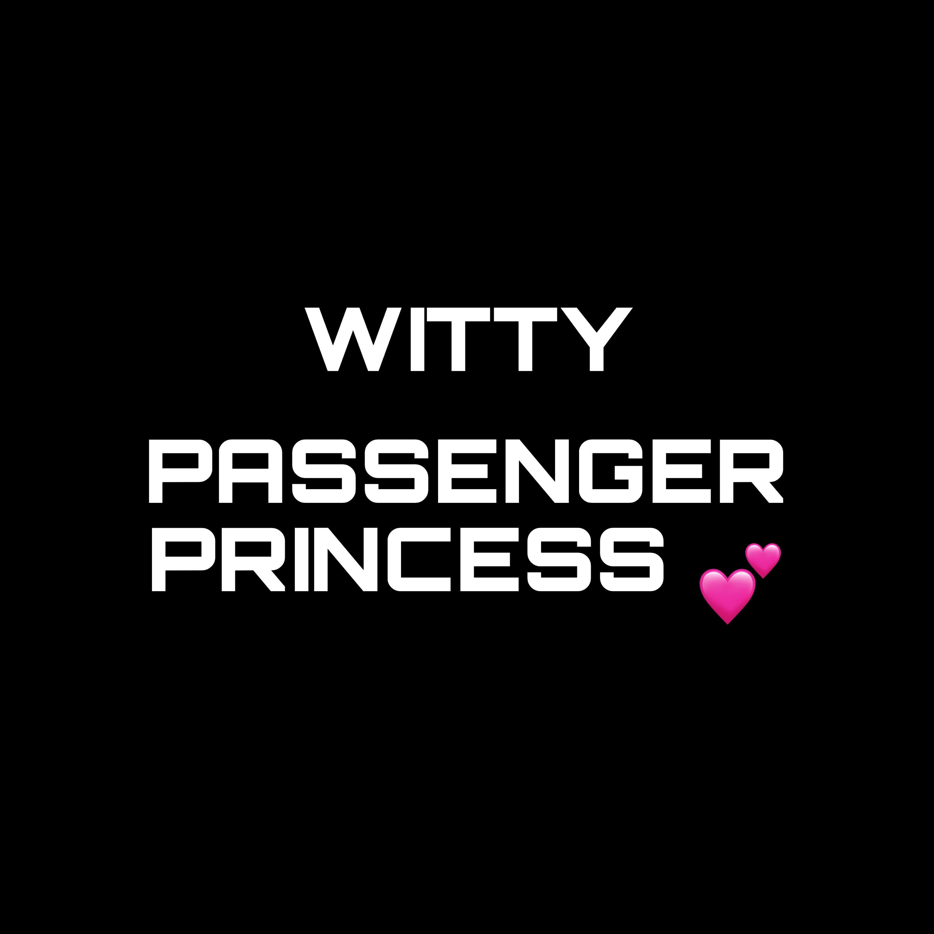Постер альбома Passenger Princess