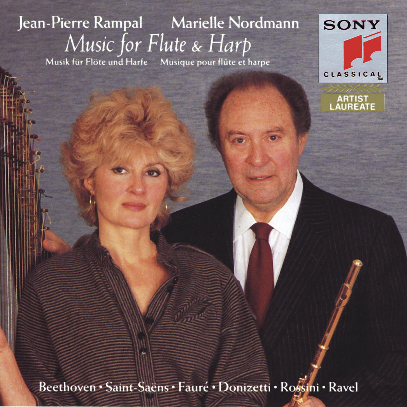 Jean-Pierre Rampal - Sonata for Flute and Harp in G Minor: II. Allegro