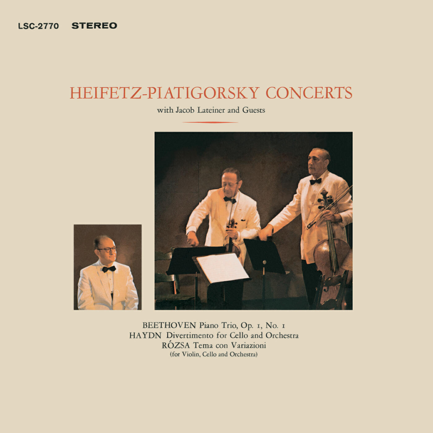 Jascha Heifetz - Trio, Op. 1, No. 1, in E-Flat: Allegro
