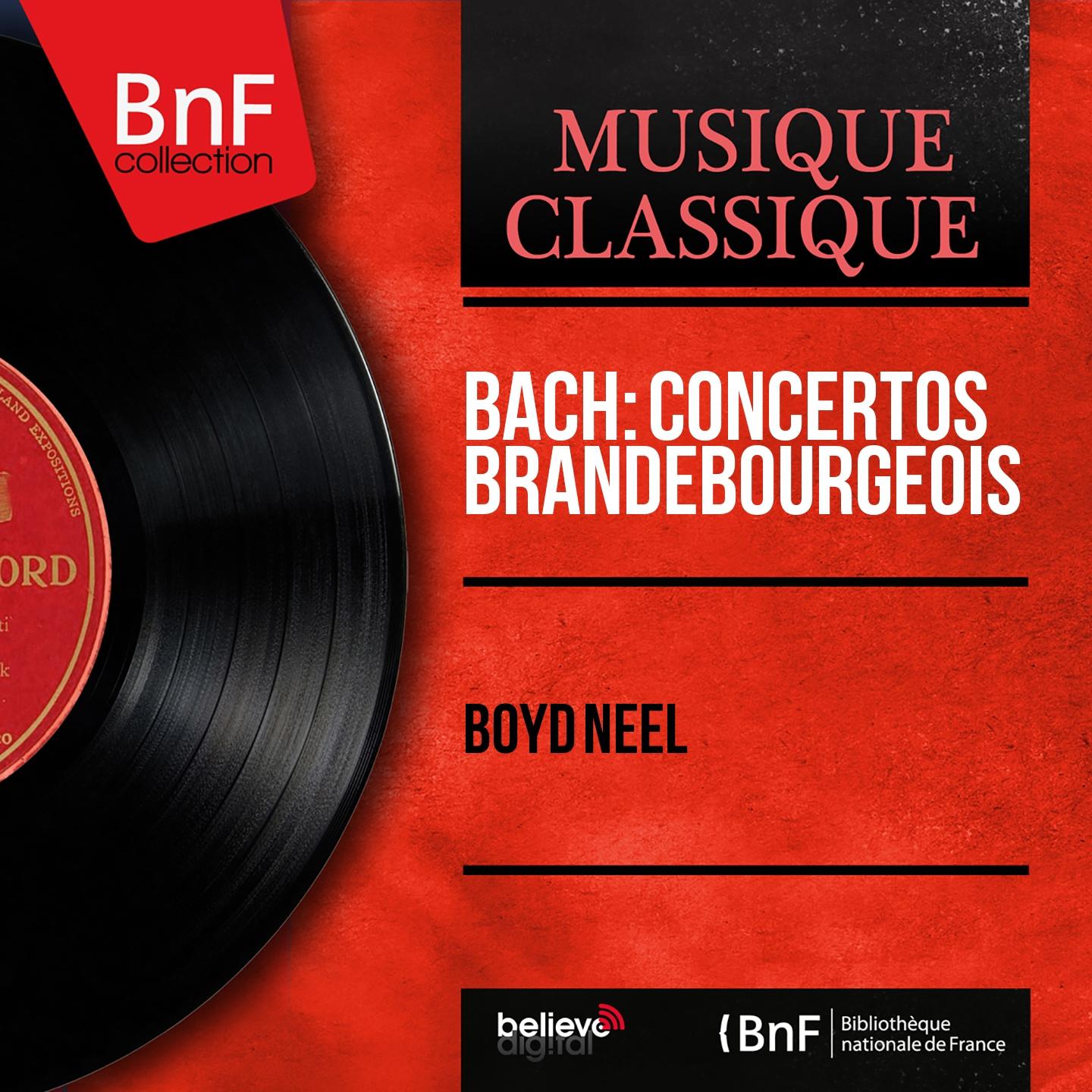 Постер альбома Bach: Concertos brandebourgeois (Mono Version)