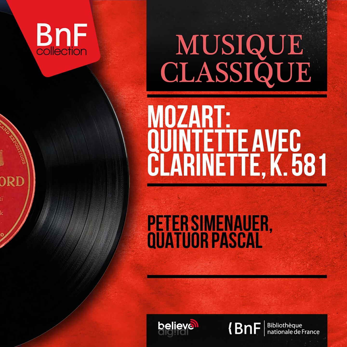 Peter Simenauer - Clarinet Quintet in A Major, K. 581: IV. Allegretto con variazioni