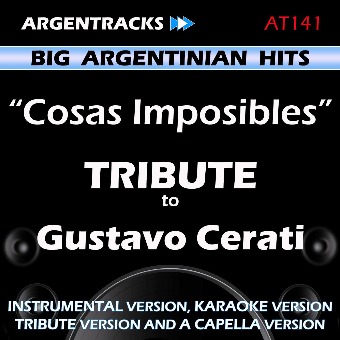 Постер альбома Cosas Imposibles - Tribute to Gustavo Cerati - EP