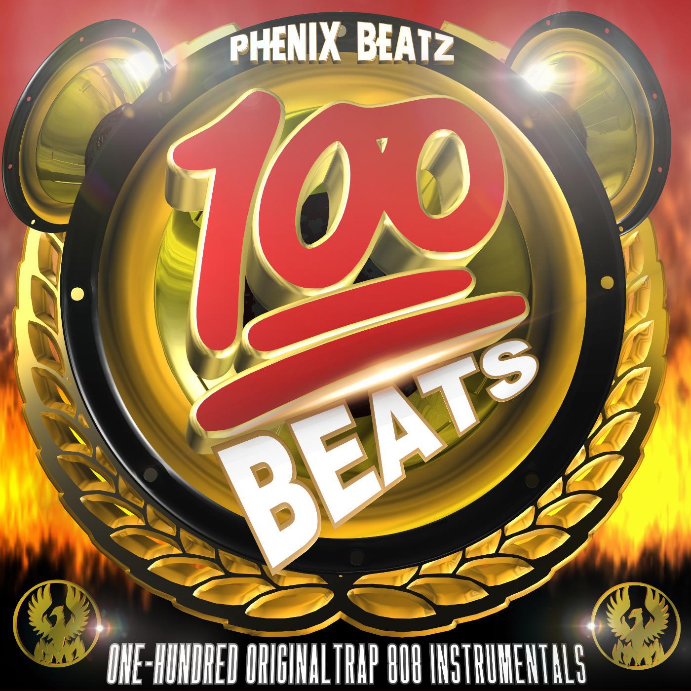 Постер альбома 100 Trap Beats and Instrumentals