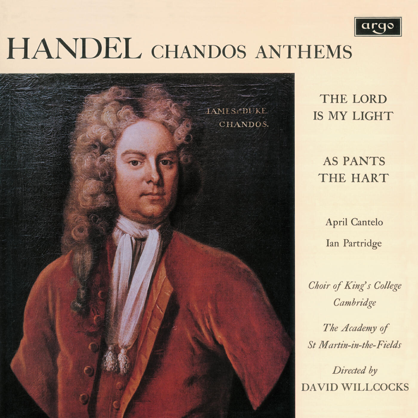 April Cantelo - Handel: Chandos Anthems / As Pants the Hart,  HWV 251b - Tears Are My Daily Food