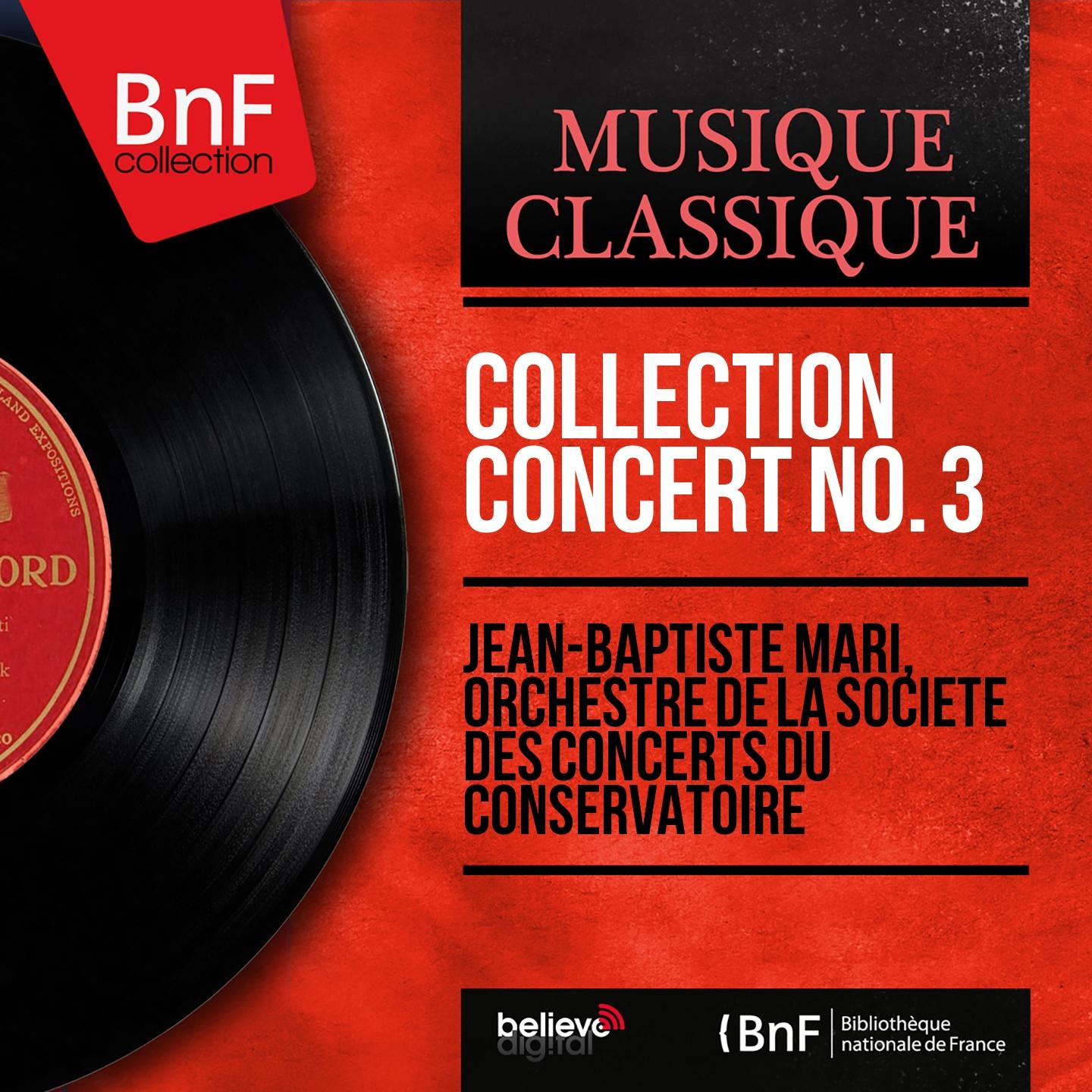 Постер альбома Collection concert no. 3 (Stereo Version)