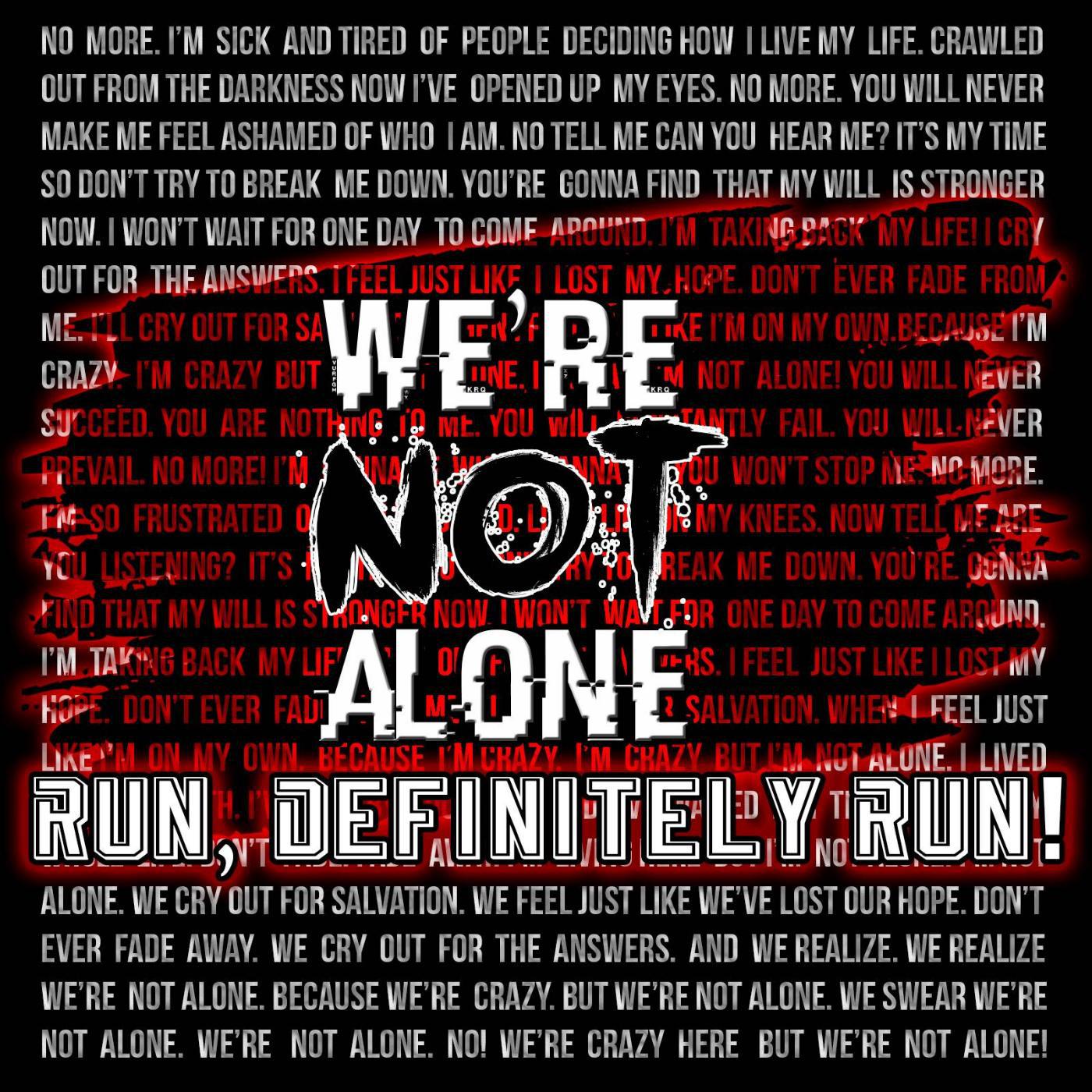 Постер альбома We're Not Alone
