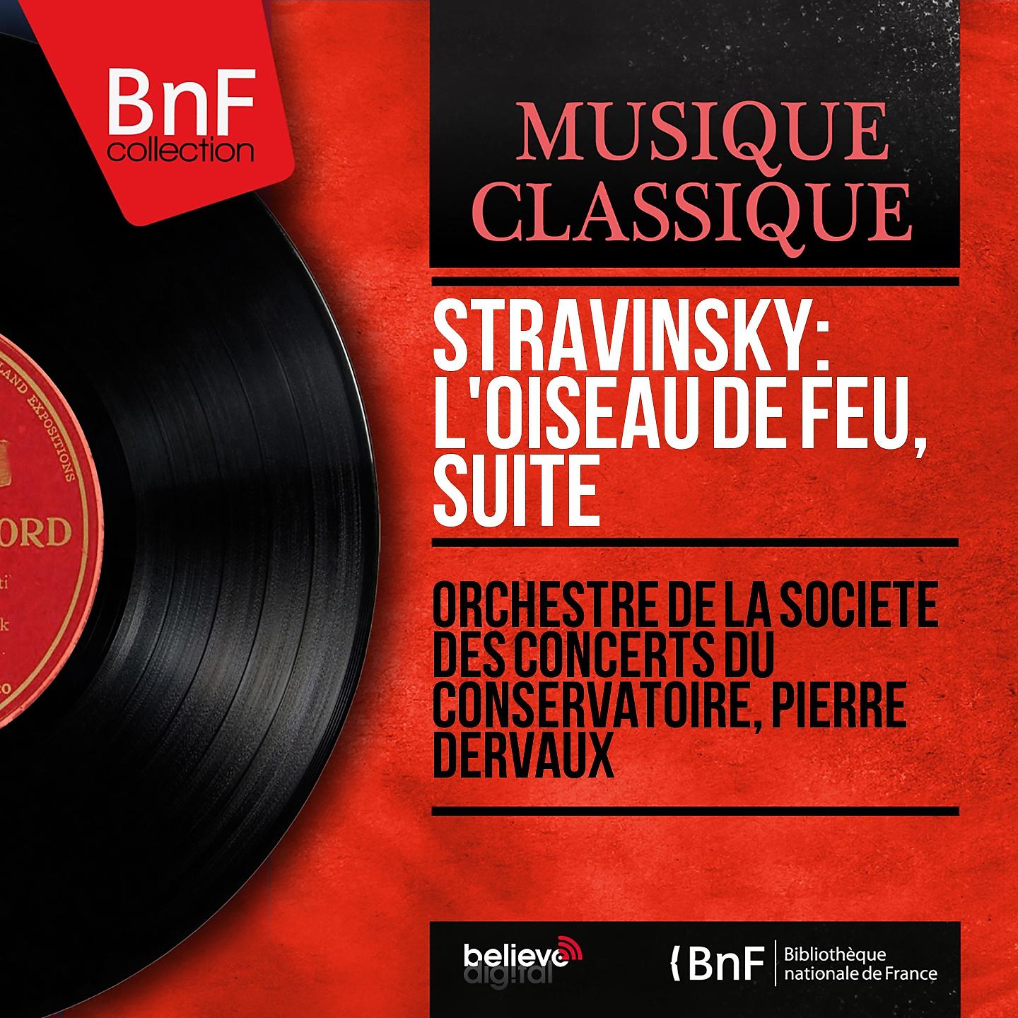 Постер альбома Stravinsky: L'oiseau de feu, suite (1919 Version, Mono Version)