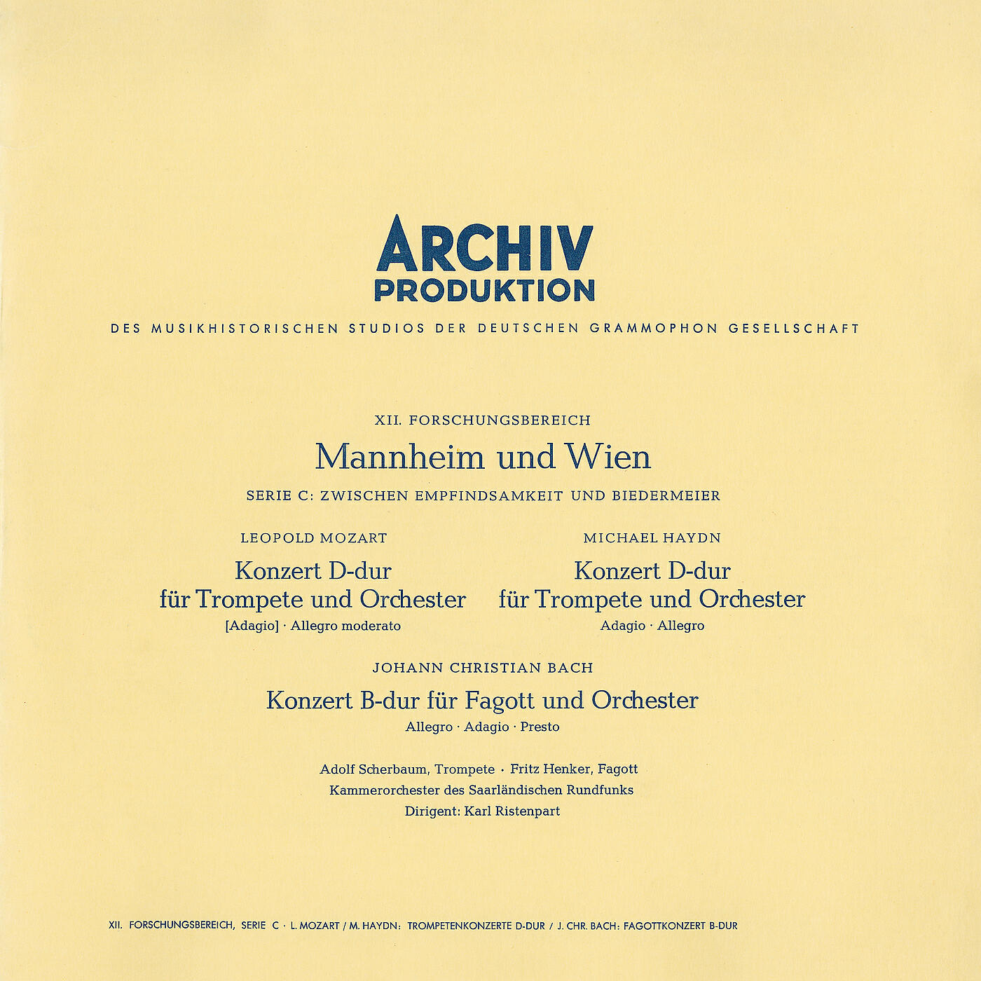 Adolf Scherbaum - Telemann: Trumpet Concerto In D, TWV 51:D7 - 1. Adagio