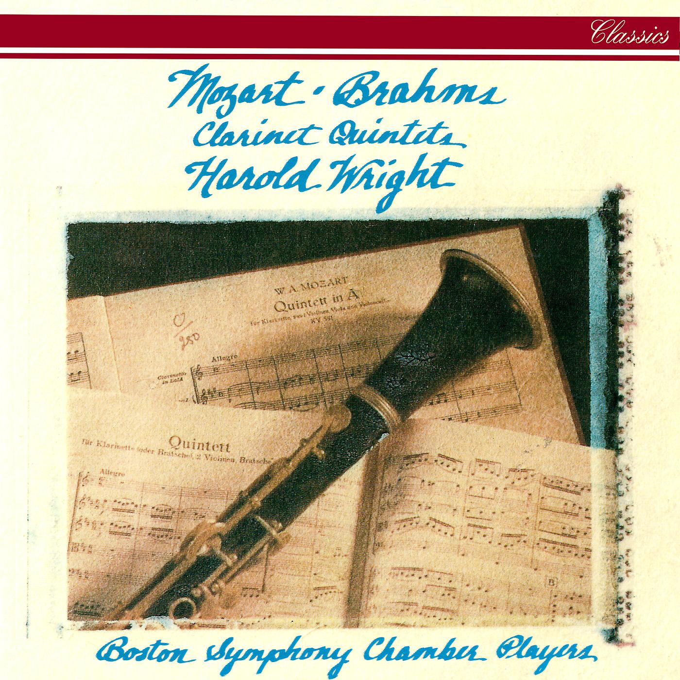 Harold Wright - Brahms: Clarinet Quintet In B Minor, Op. 115 - 2. Adagio