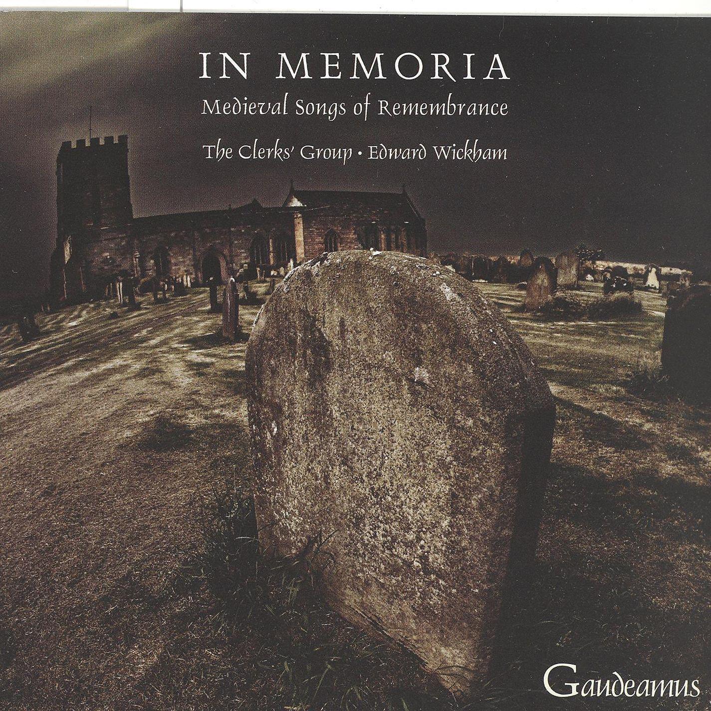 Постер альбома In Memoria - Medieval Songs of Remembrance