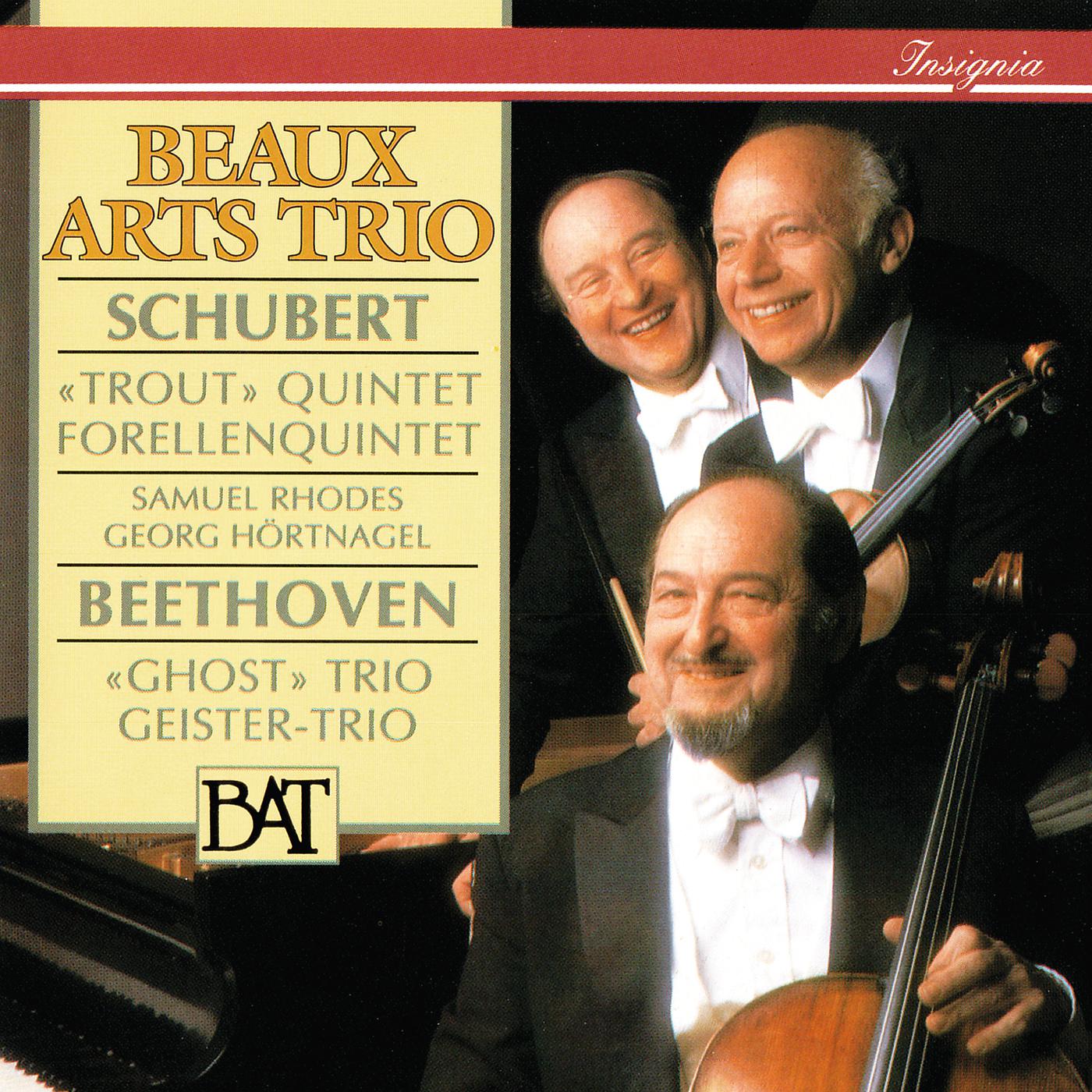 Постер альбома Schubert: Trout Quintet / Beethoven: Piano Trio No.5 "Ghost"