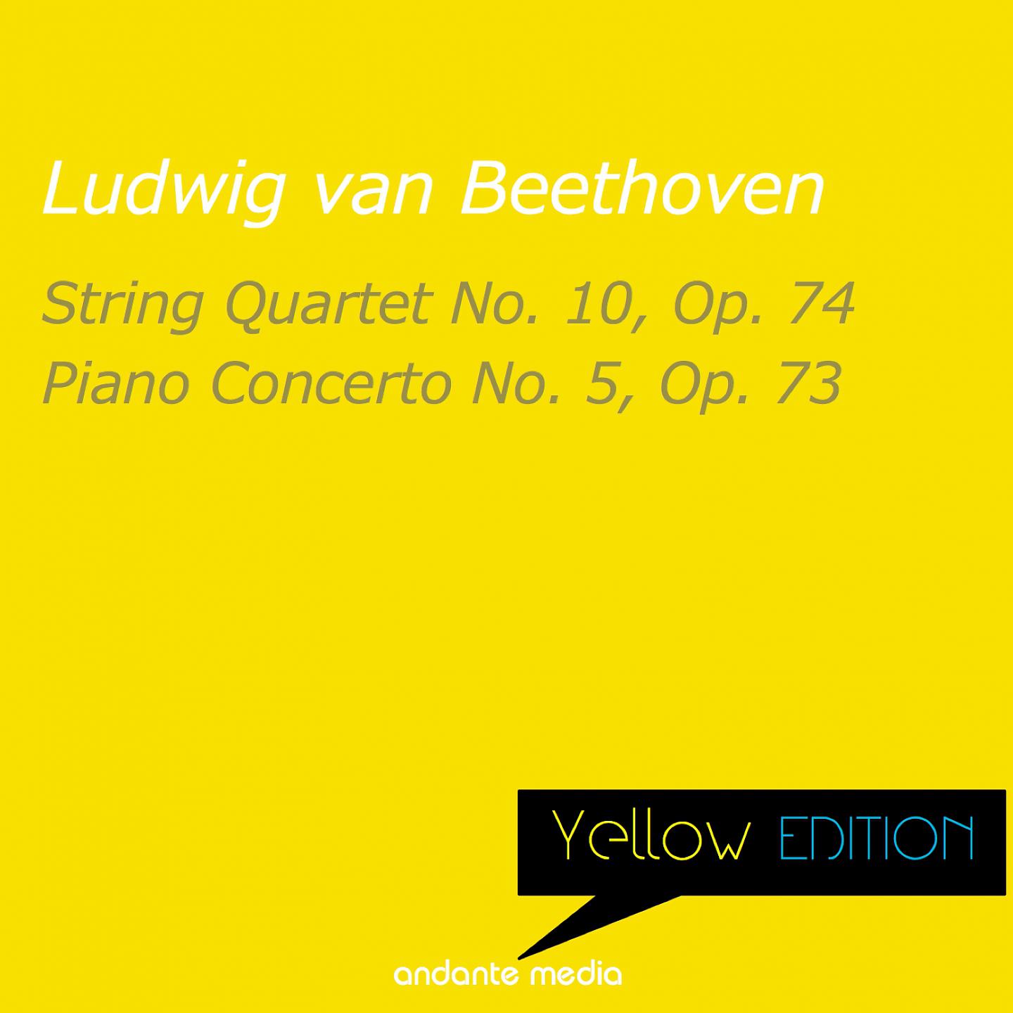 Постер альбома Yellow Edition - Beethoven: String Quartet No. 10, Op. 74 & Piano Concerto No. 5, Op. 73