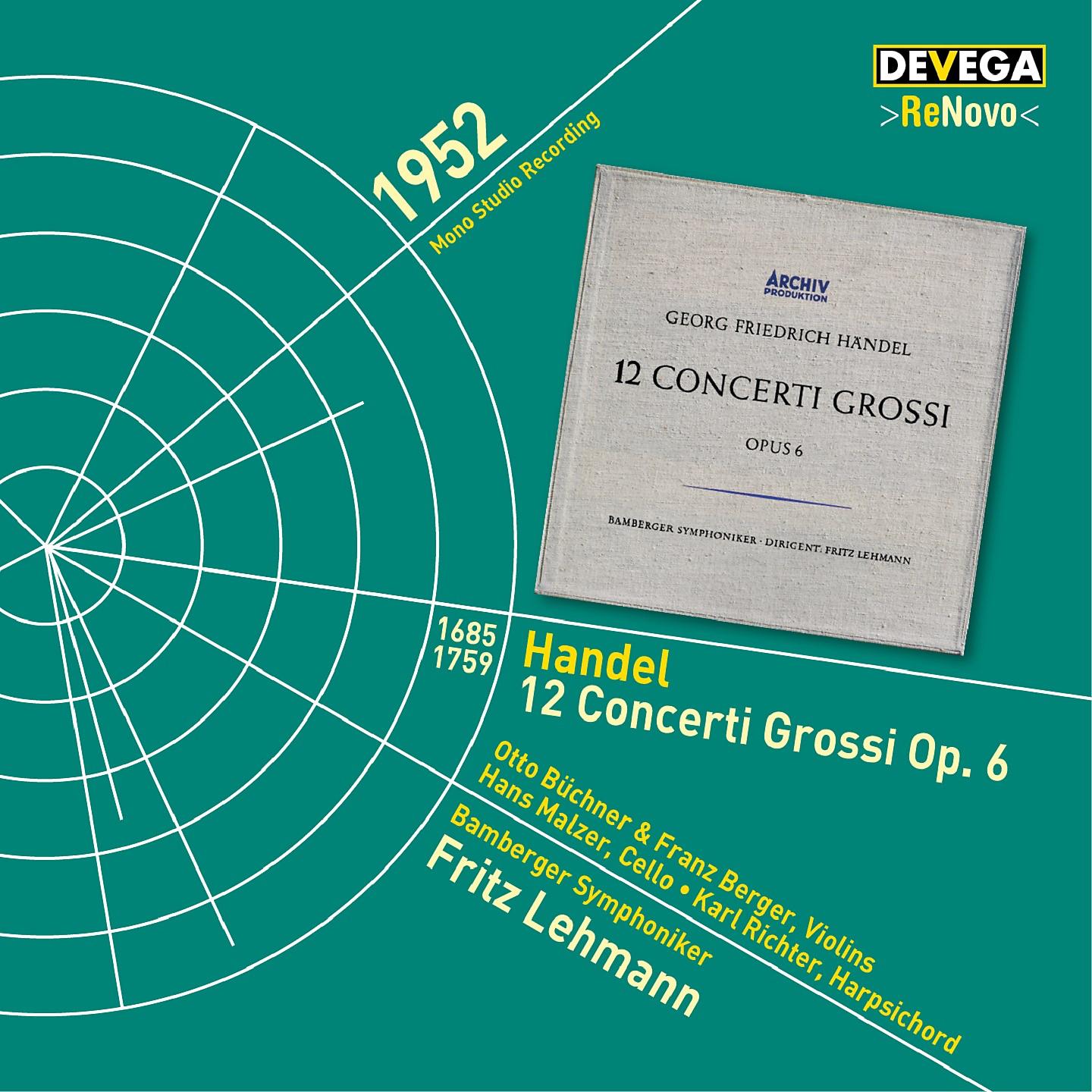 Постер альбома Handel: 12 Concerti Grossi, Op. 6