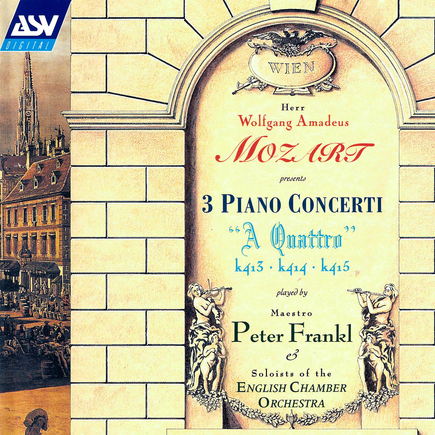 Peter Frankl - Mozart: Piano Concerto in F, K413 - Arr. Piano & String Quartet - 2. Larghetto