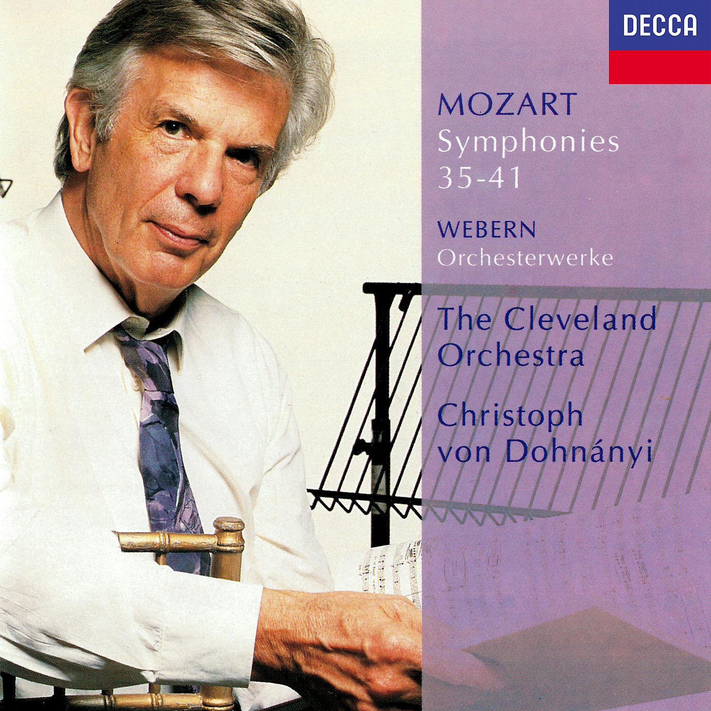 Постер альбома Mozart: Symphonies Nos. 35, 36, 38-41 / Webern: Orchestral Works