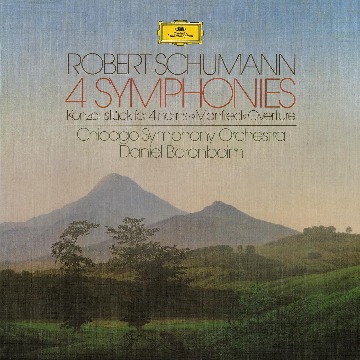 Постер альбома Schumann: 4 Symphonies, "Manfred"- Ouverture
