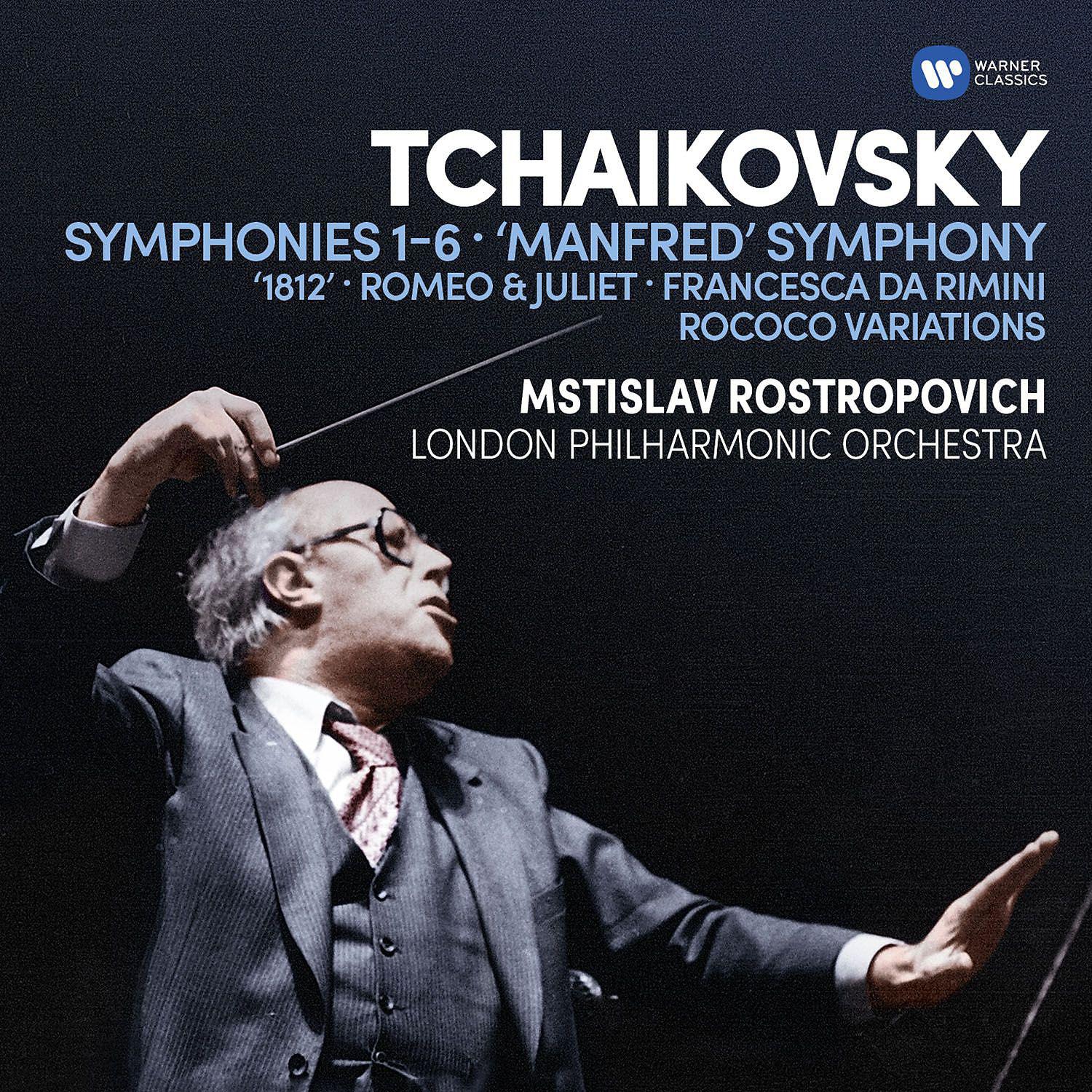 Постер альбома Tchaikovsky: Symphonies  Nos 1-6, Manfred Symphony, Overtures & Rococo Variations