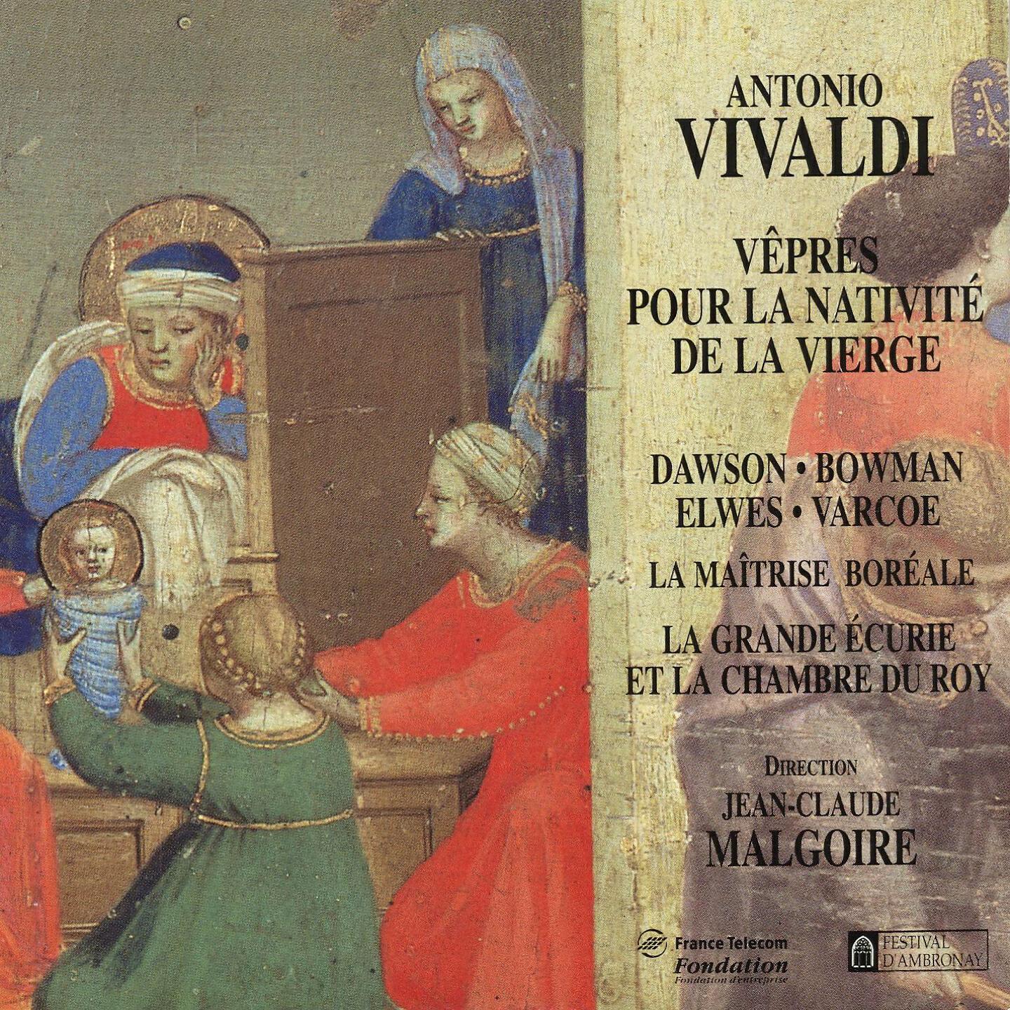 James Bowman - Vêpres pour la nativité de la Vierge: No. 29, Sicut erat (Nisi Dóminus)