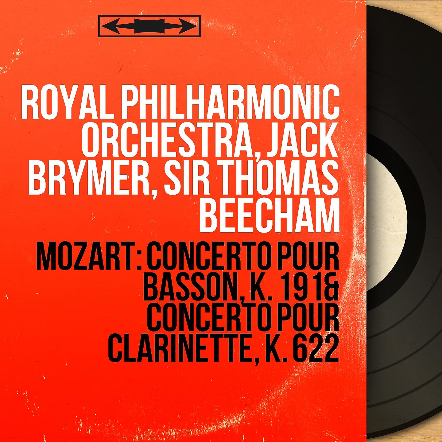 Постер альбома Mozart: Concerto pour basson, K. 191 & Concerto pour clarinette, K. 622