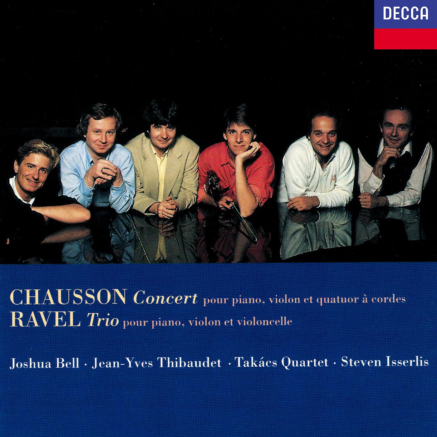 Постер альбома Chausson: Concert for Piano, Violin & String Quartet / Ravel: Piano Trio