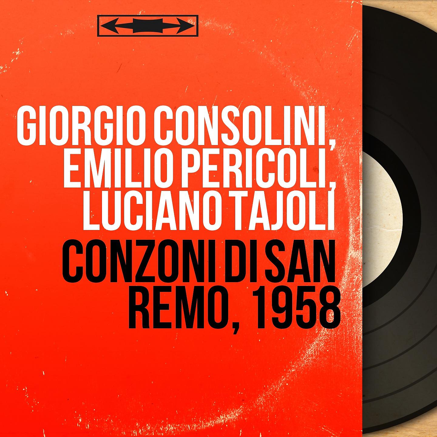 Постер альбома Conzoni di San Remo, 1958