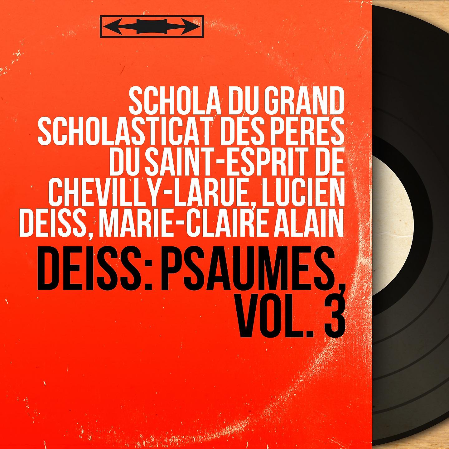 Постер альбома Deiss: Psaumes, vol. 3