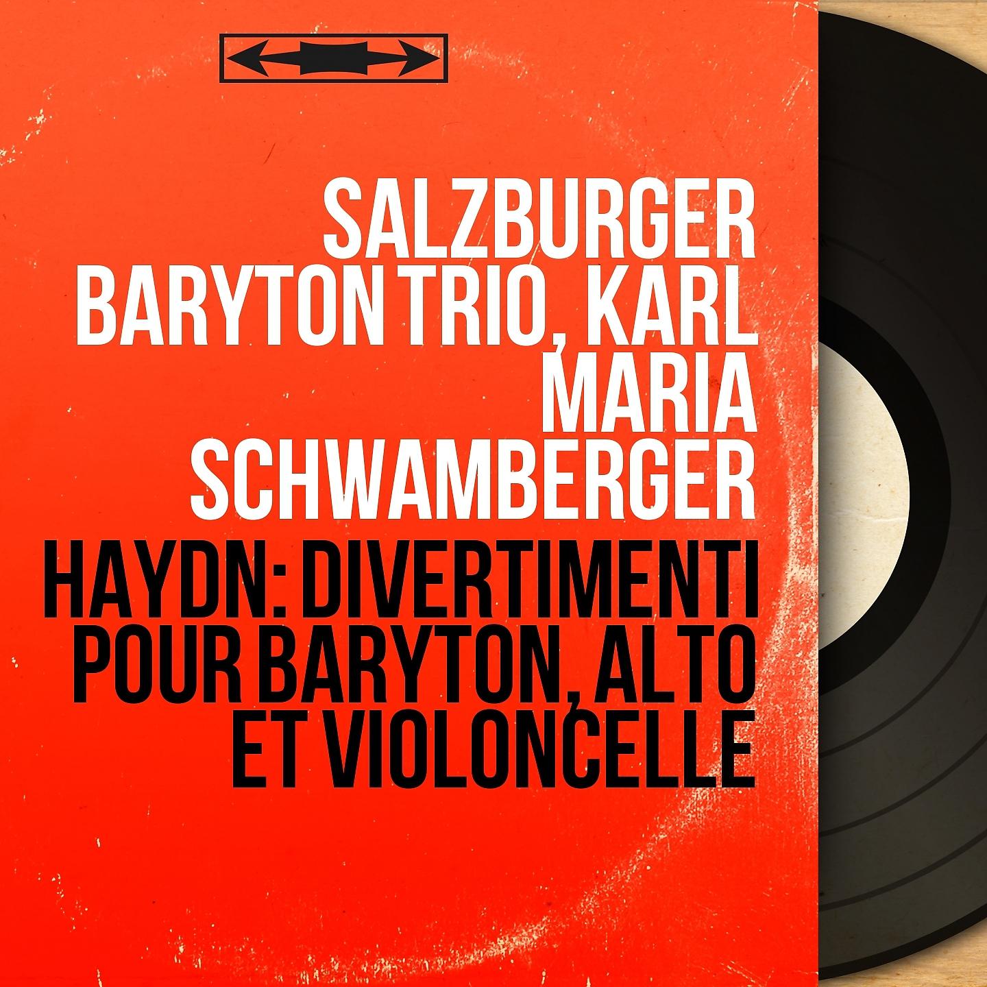 Постер альбома Haydn: Divertimenti pour baryton, alto et violoncelle