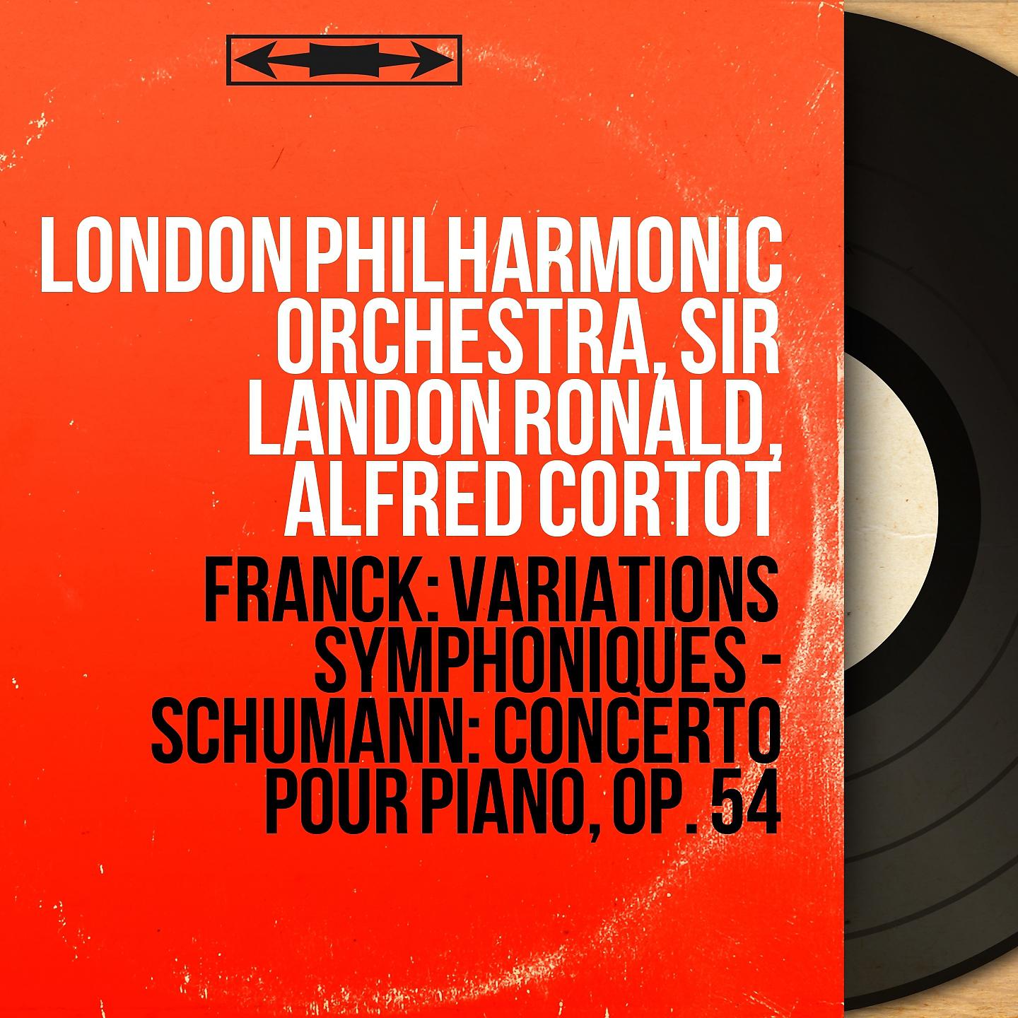 Постер альбома Franck: Variations symphoniques - Schumann: Concerto pour piano, Op. 54