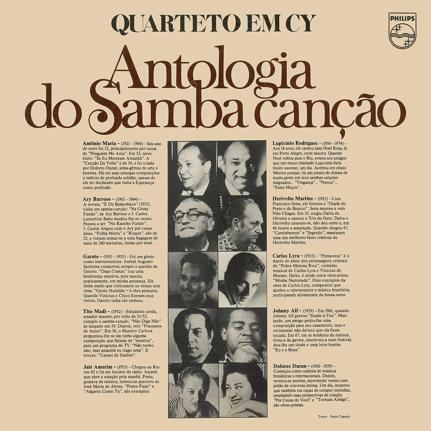 Постер альбома Antologia Do Samba Canção