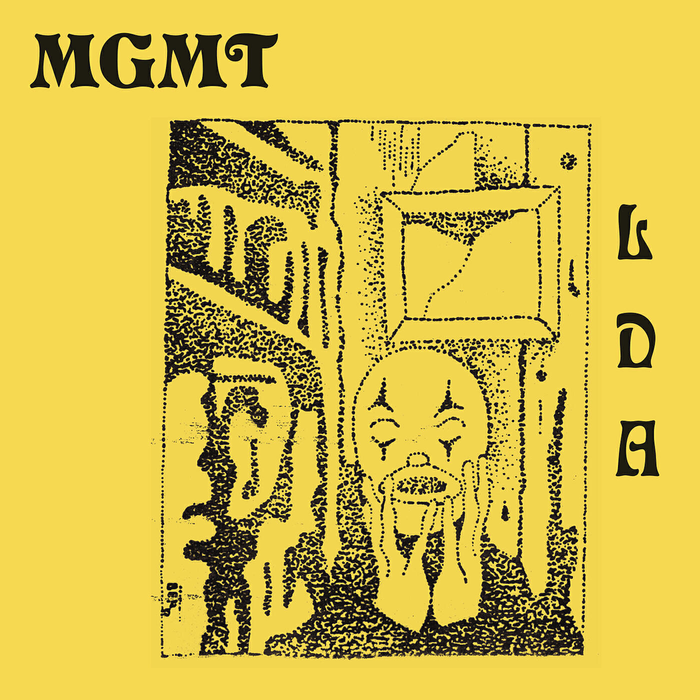 Little dark перевод. MGMT обложка. MGMT little Dark age девушка. Little Dark age обложка.