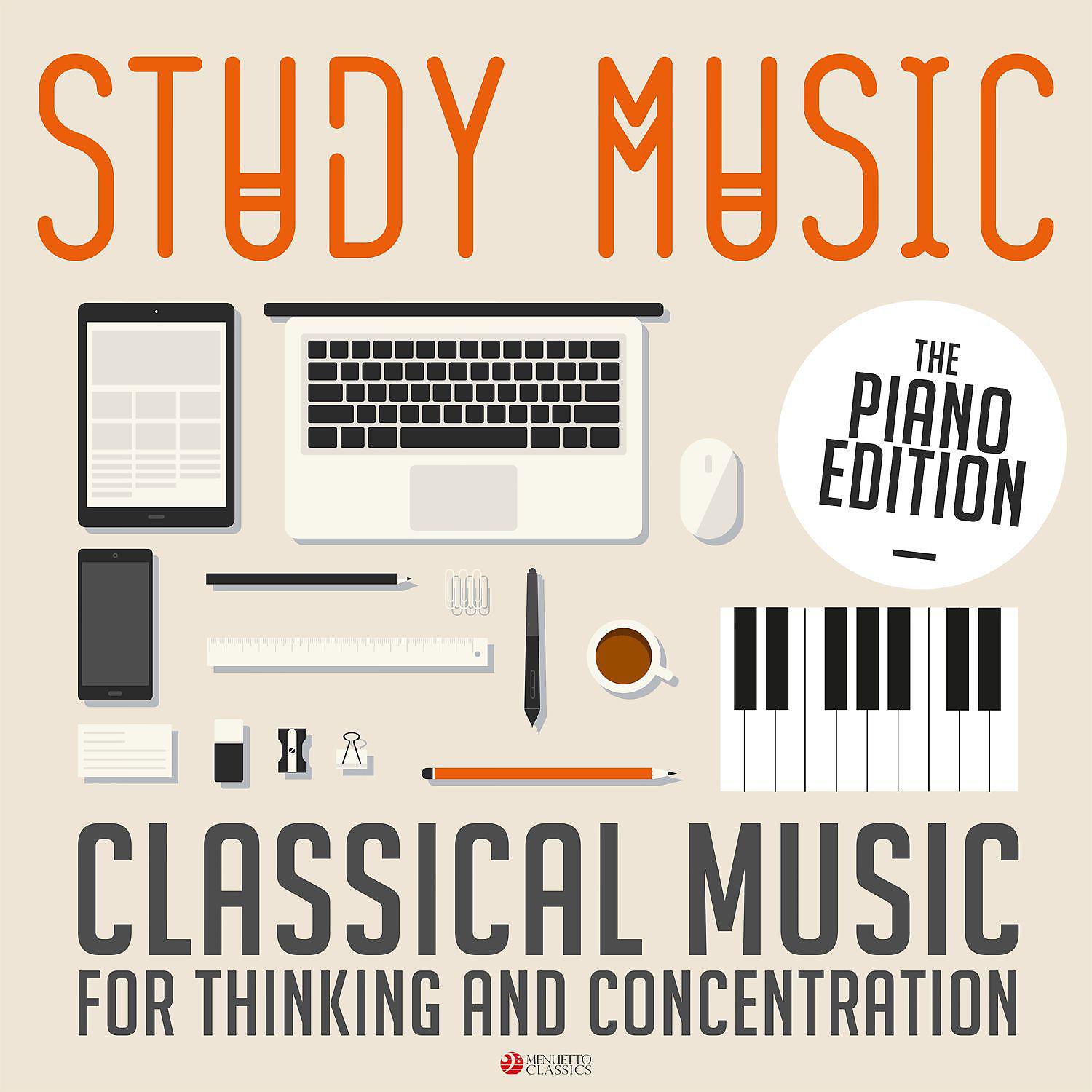 Постер альбома Study Music: Classical Music for Thinking and Concentration (The Piano Edition)