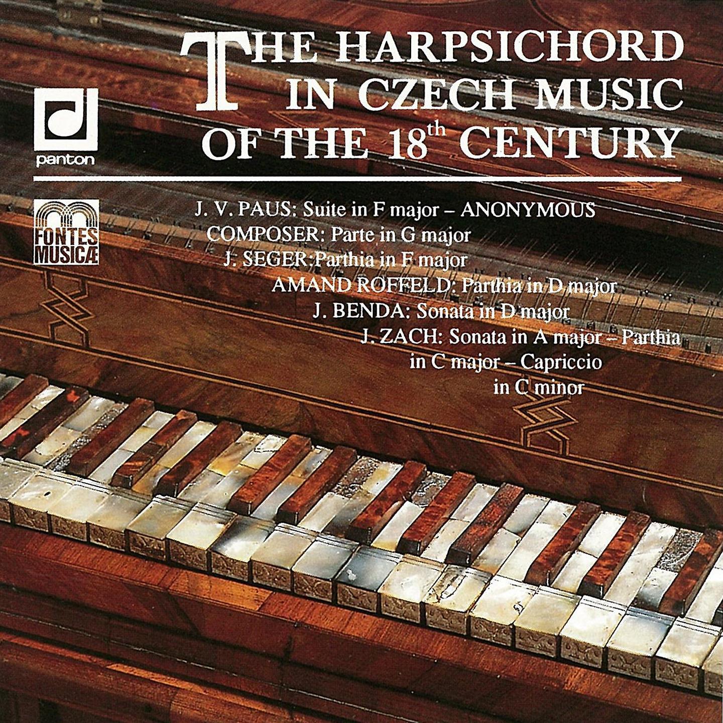 Постер альбома The Harpsichord in Czech Music of the 18th Century