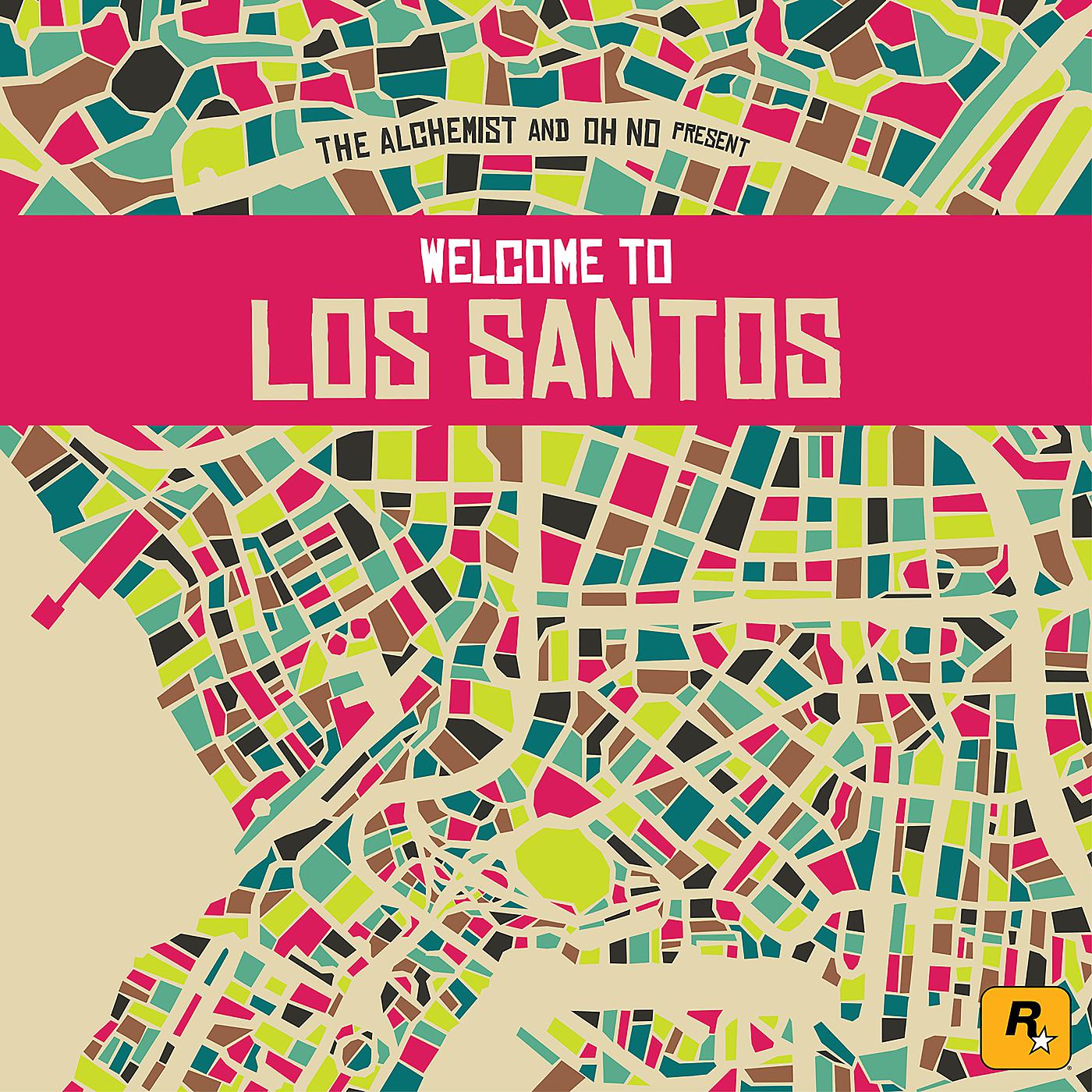 Постер альбома The Alchemist And Oh No Present Welcome To Los Santos