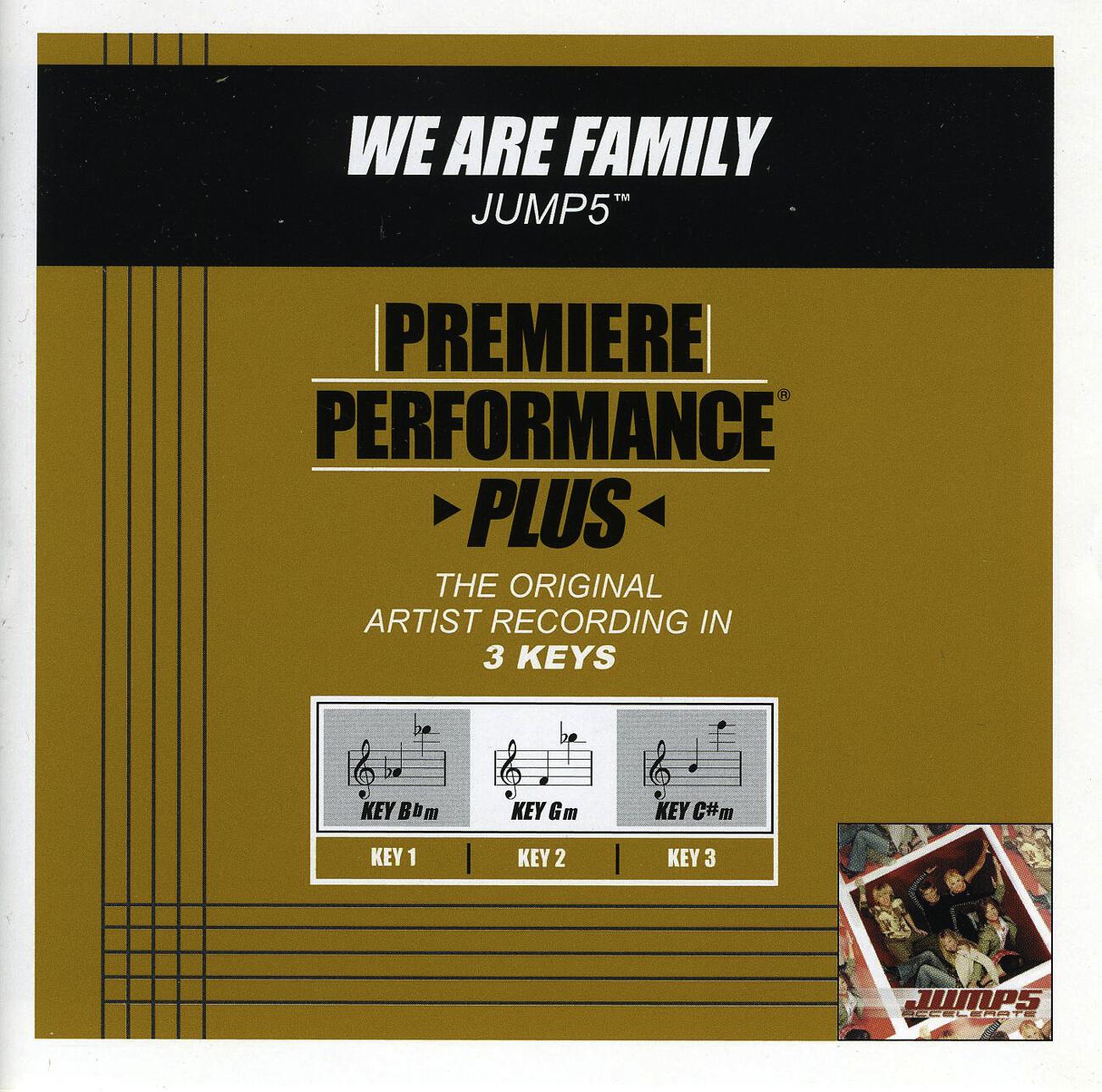 Jump5 - We Are Family (Performance Track In Key Of Bbm With Background Vocals)