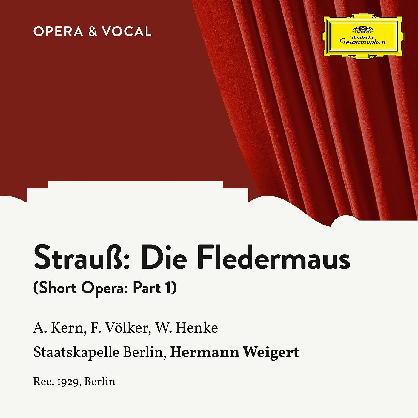Постер альбома Strauss: Die Fledermaus: Part 1