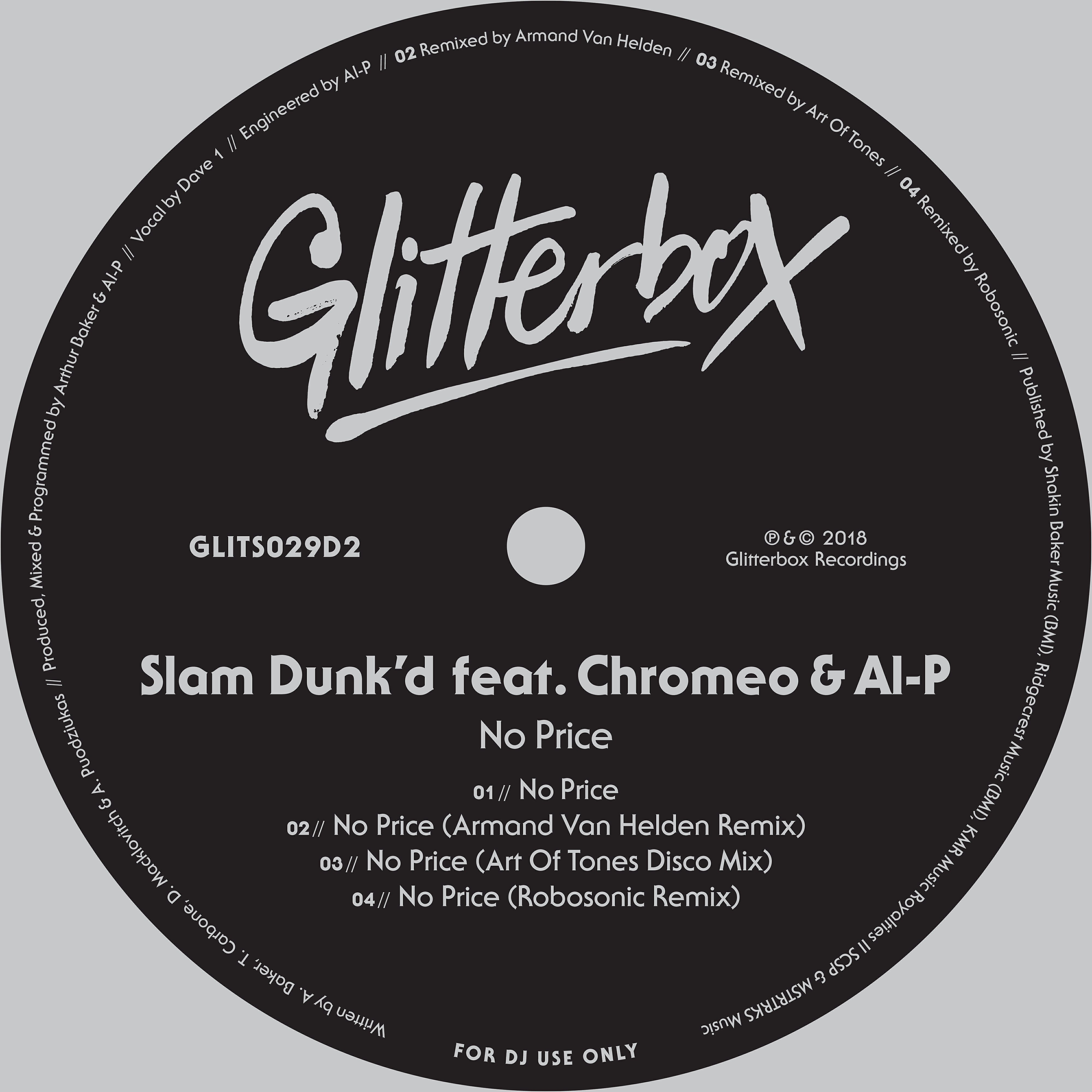 Slam Dunk'd - No Price (feat. Chromeo & Al-P) [Armand Van Helden Remix]