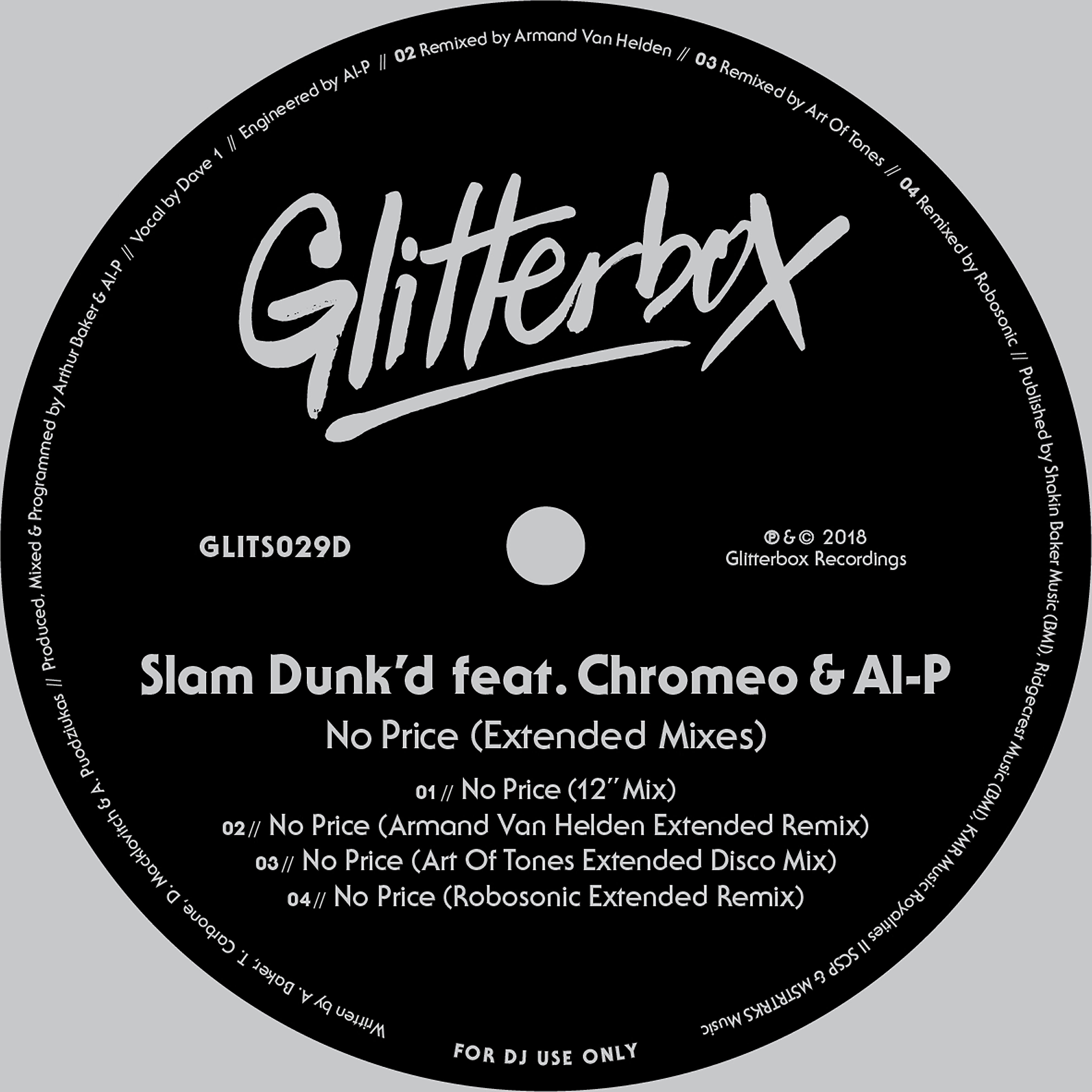 Slam Dunk'd - No Price (feat. Chromeo & Al-P) [Robosonic Extended Remix]