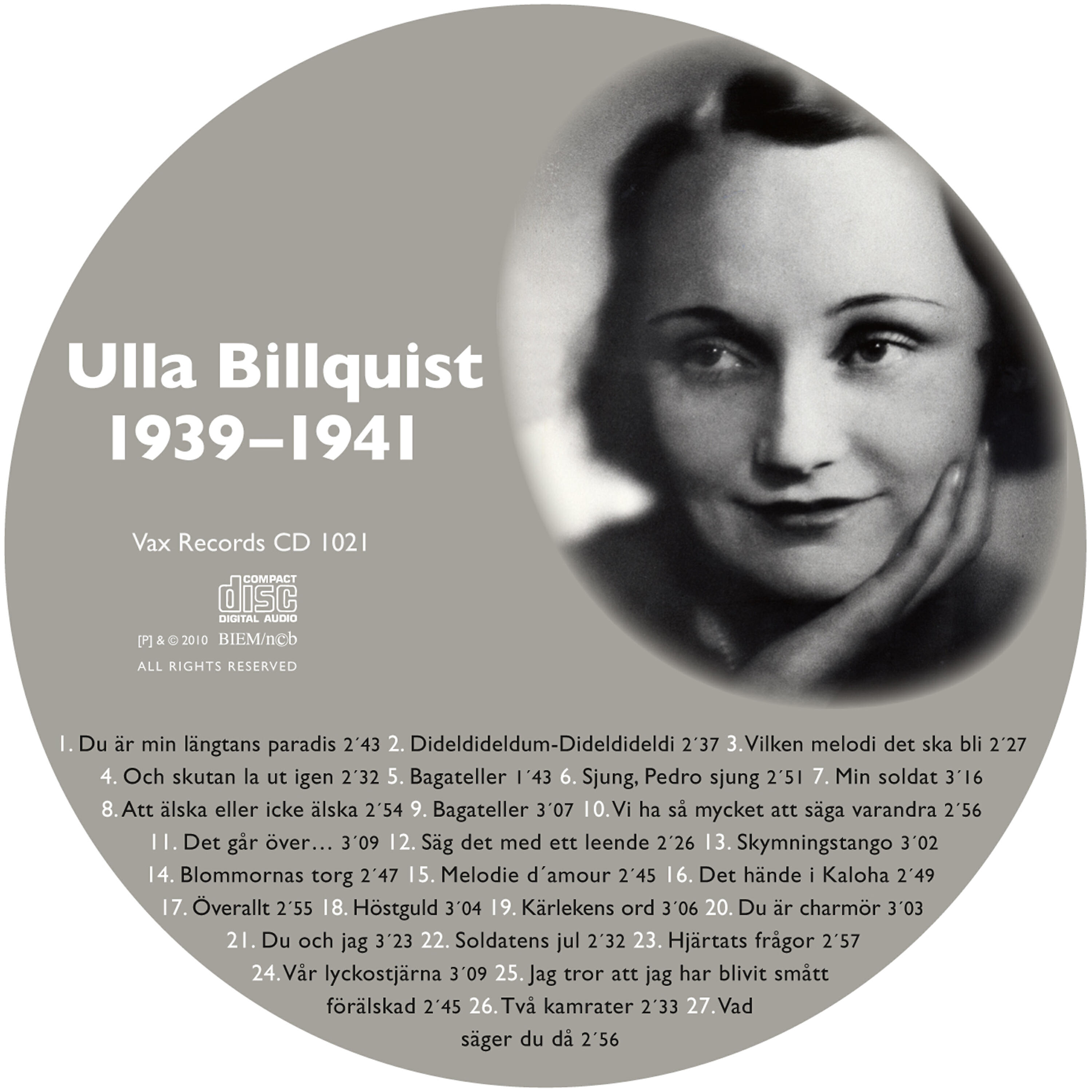 Ulla Billquist - Bagateller (Det Var Kun Bagateller)