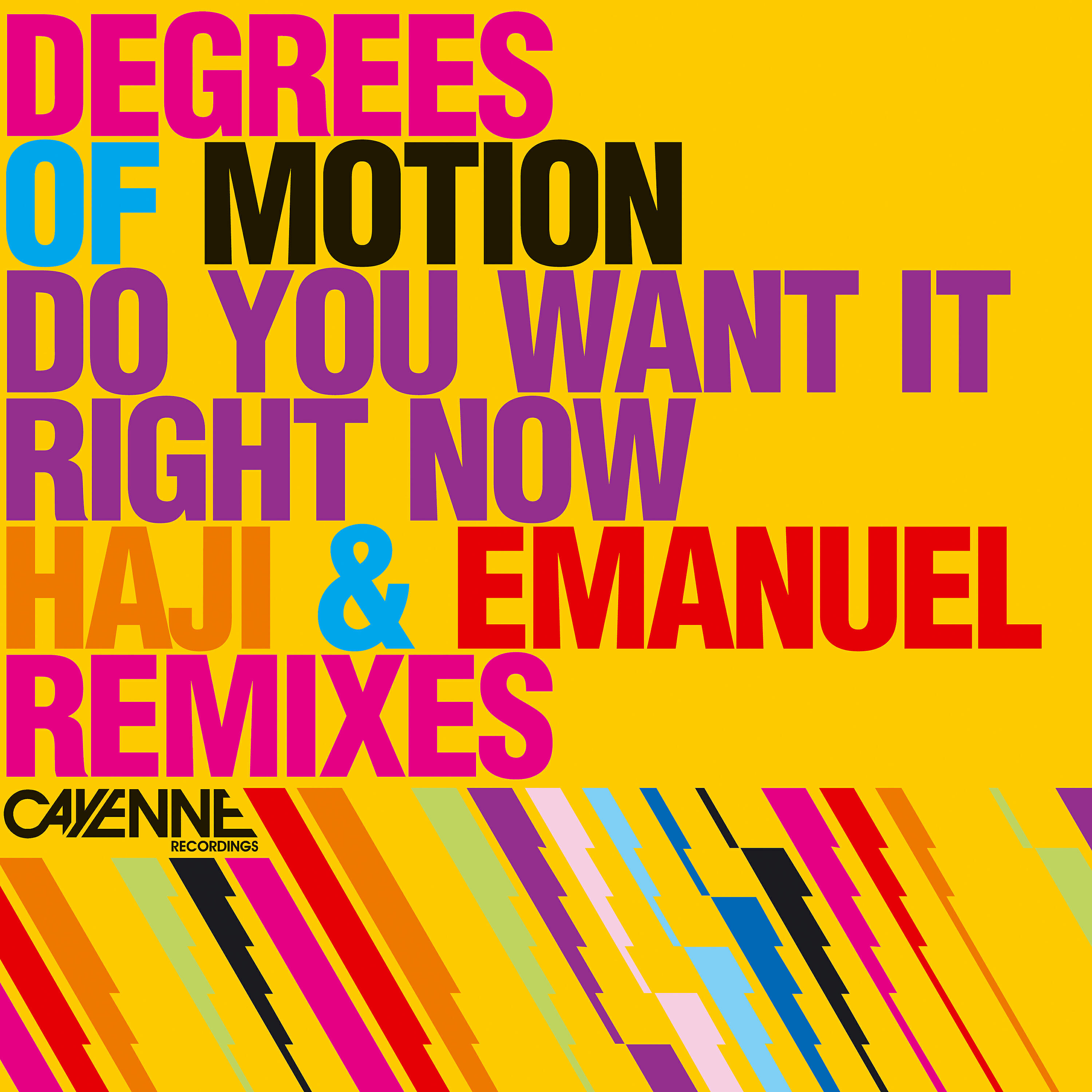 Degrees Of Motion - Do You Want It Right Now (Haji & Emanuel Remix)