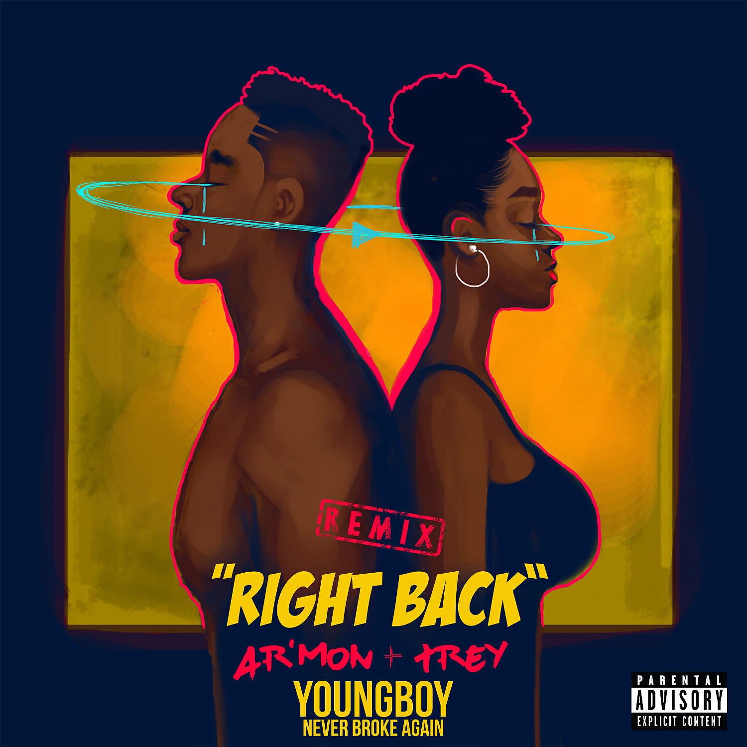 Ar'mon & Trey - Right Back (feat. YoungBoy Never Broke Again) [Remix]