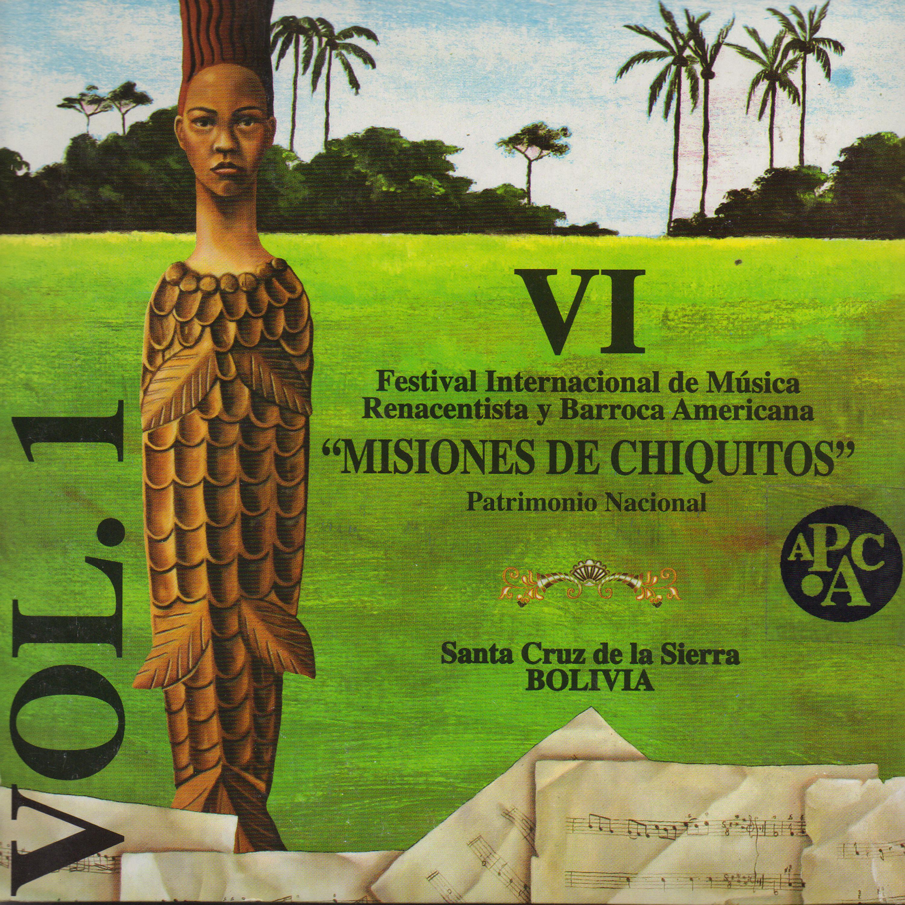 Постер альбома VI Festival de Música Barroca "Misiones de Chiquitos" Vol. 1