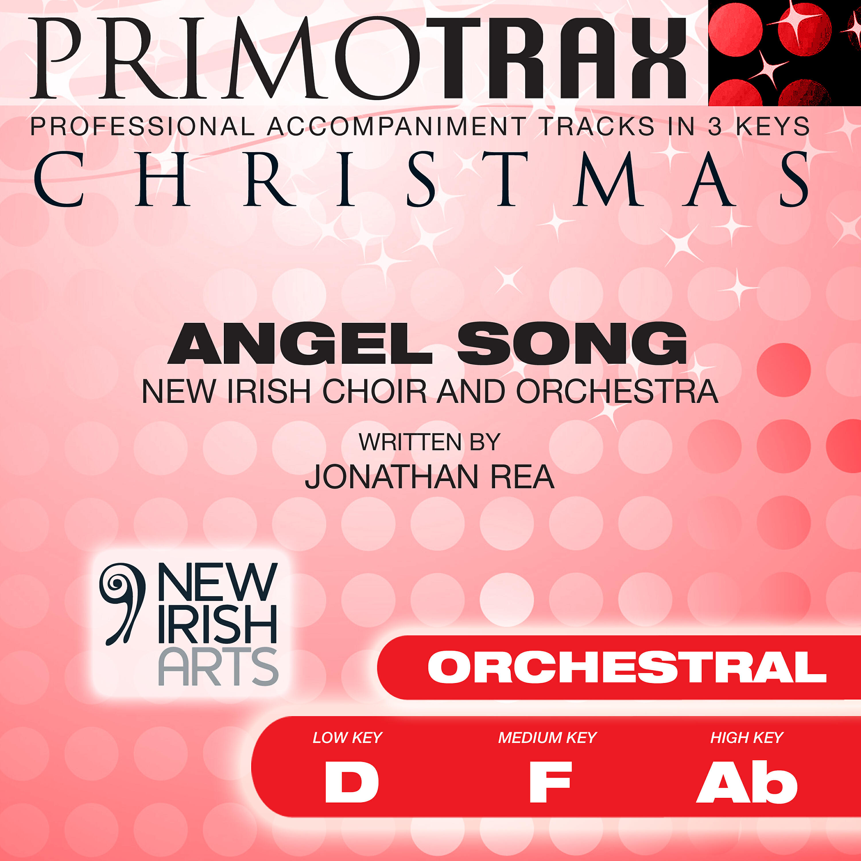 New Irish Choir - Angel Song (Low Key - D - Orchestral Performance Backing Track)