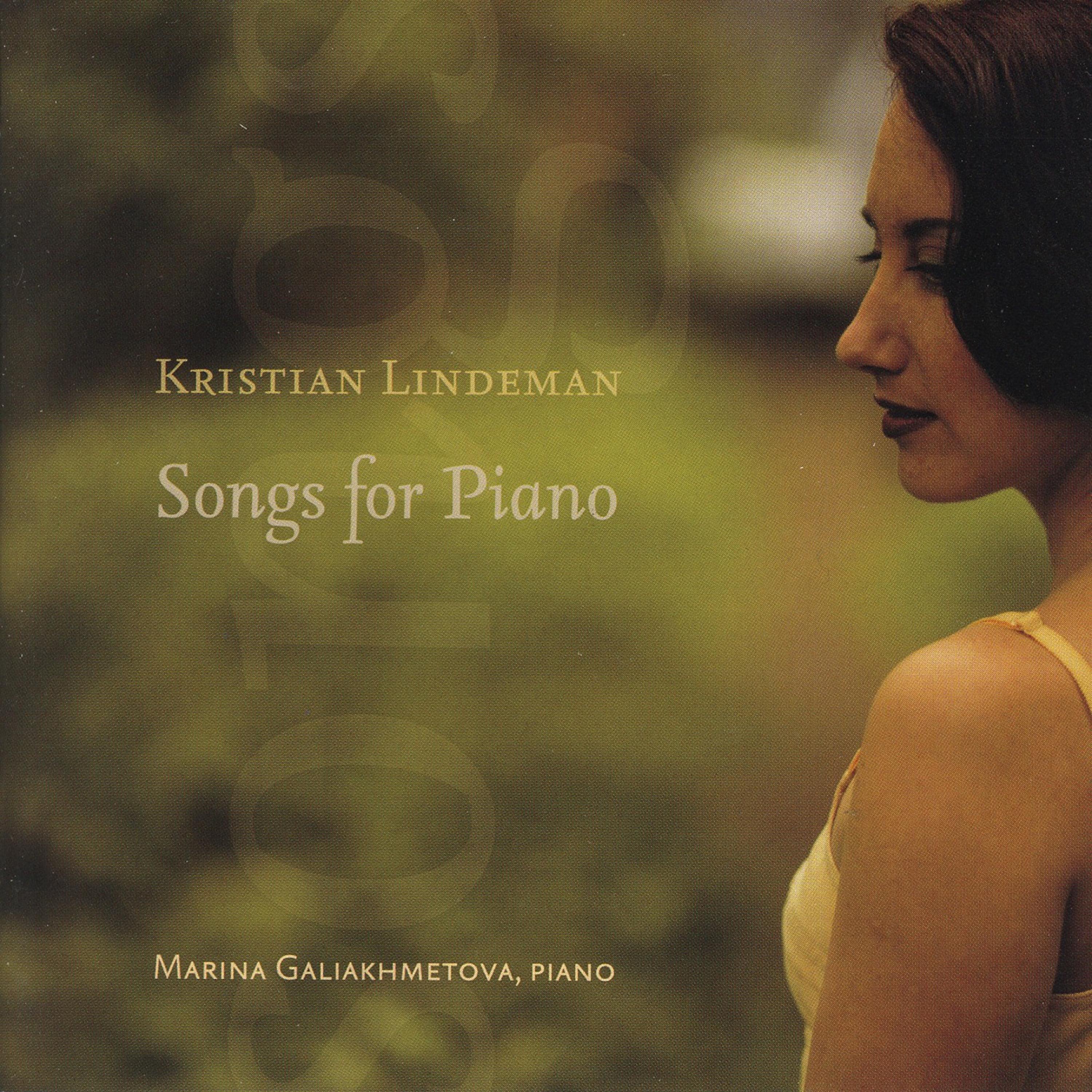 Постер альбома Kristian Lindeman - Songs for Piano