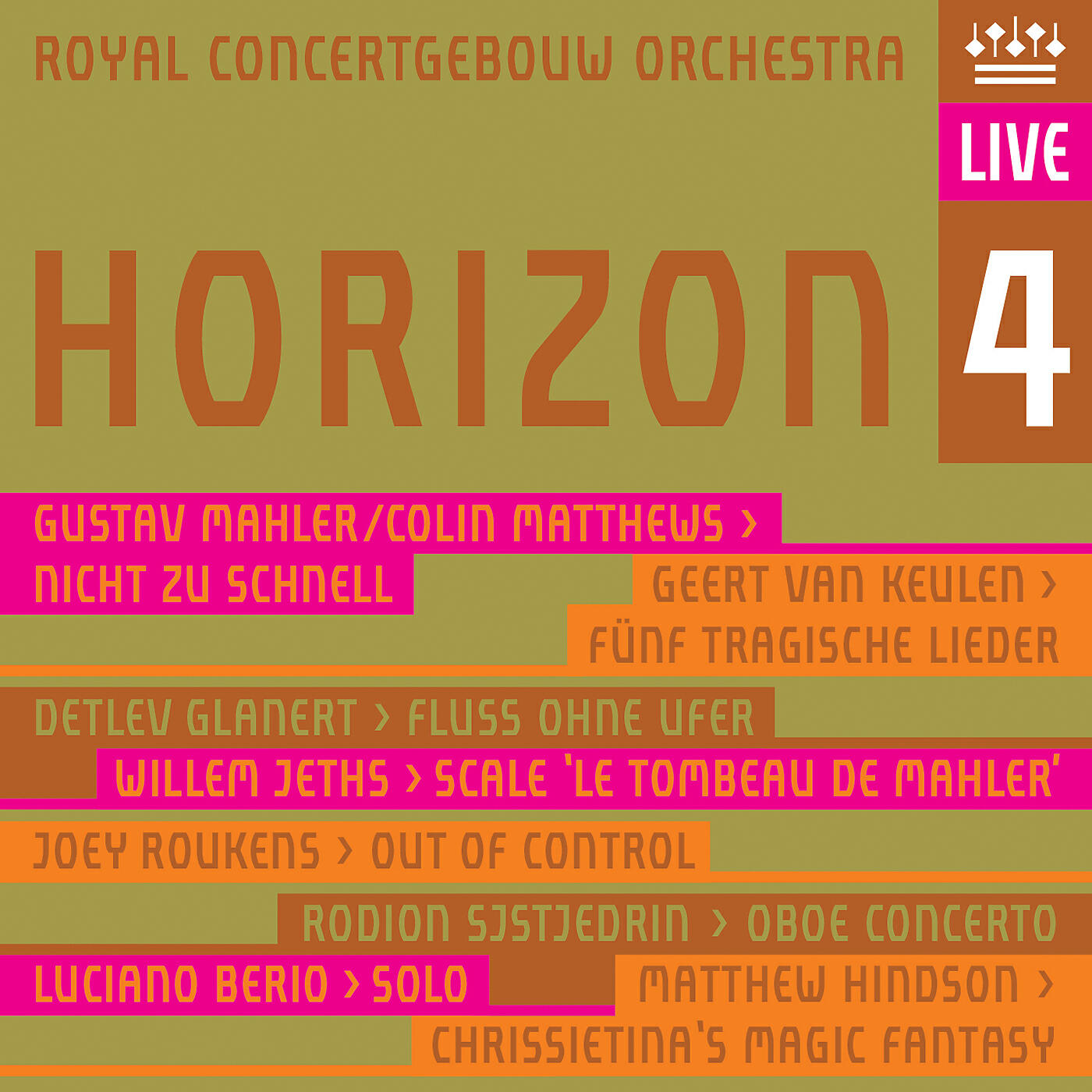 Royal Concertgebouw Orchestra - Fünf tragische Lieder: III. Preis die Höhe (Live)