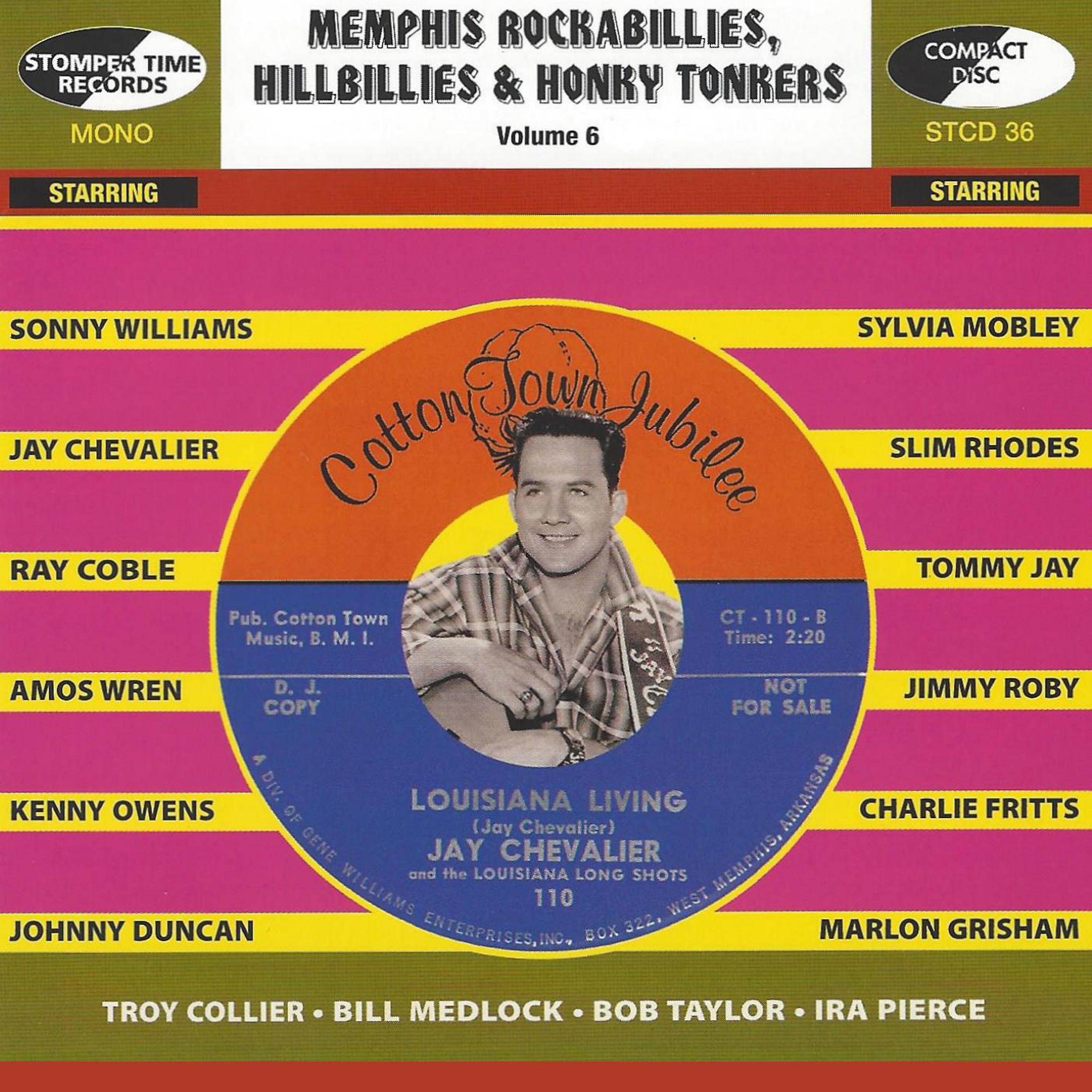 Постер альбома Memphis Rockabillies, Hillbillies & Honky Tonkers, Volume 6