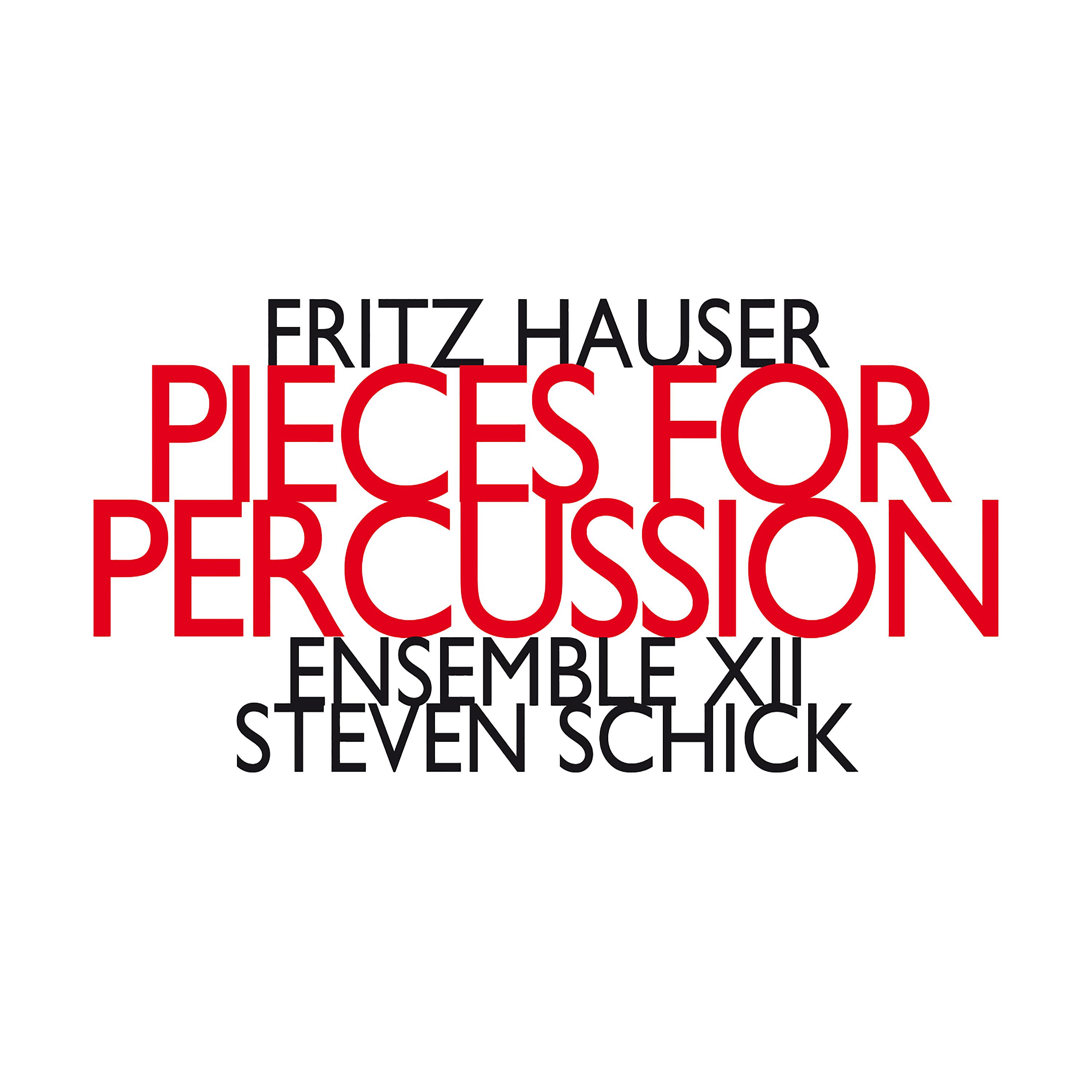 Постер альбома Fritz Hauser: Pieces for Percussion