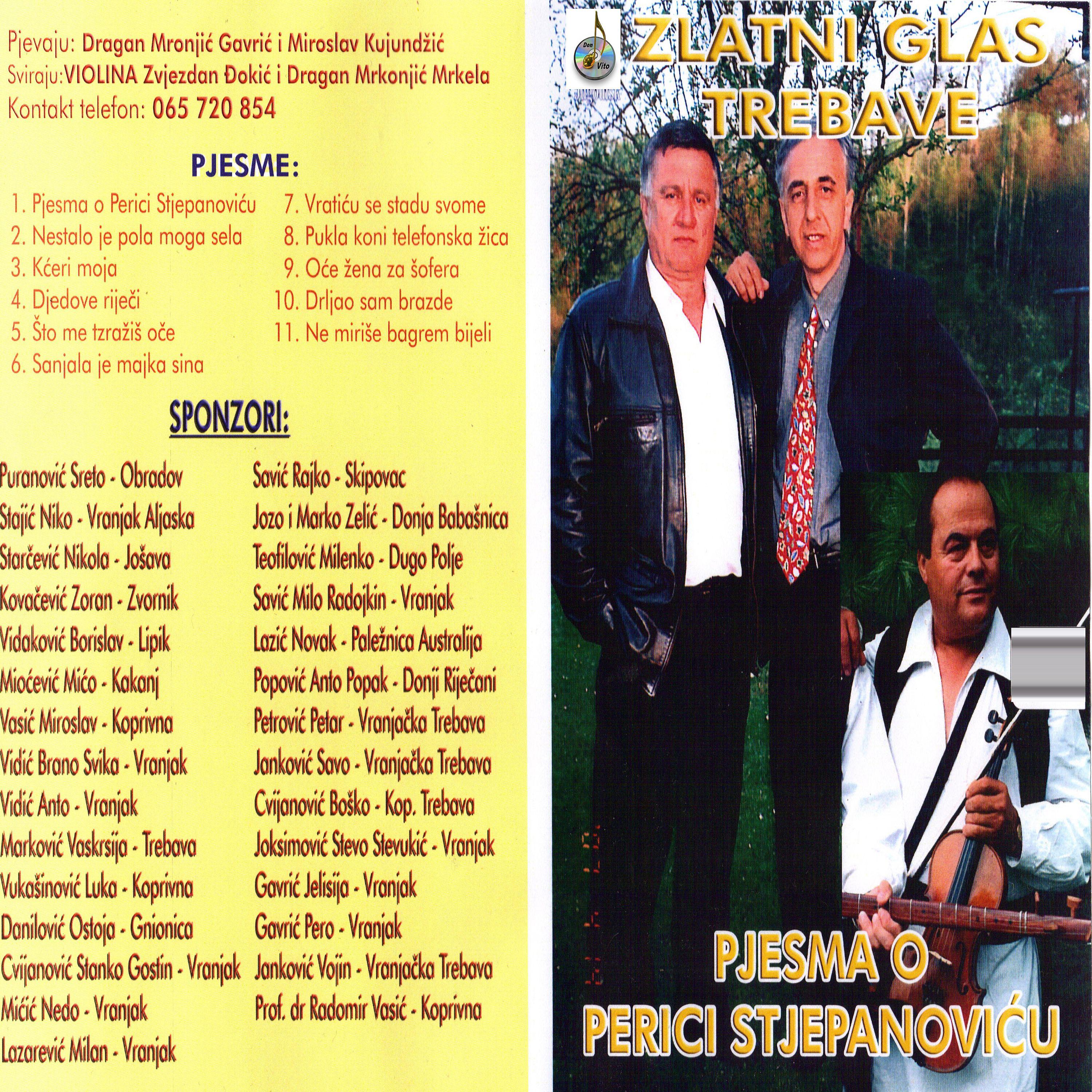 Постер альбома Pjesma o Perici Stjepanovicu