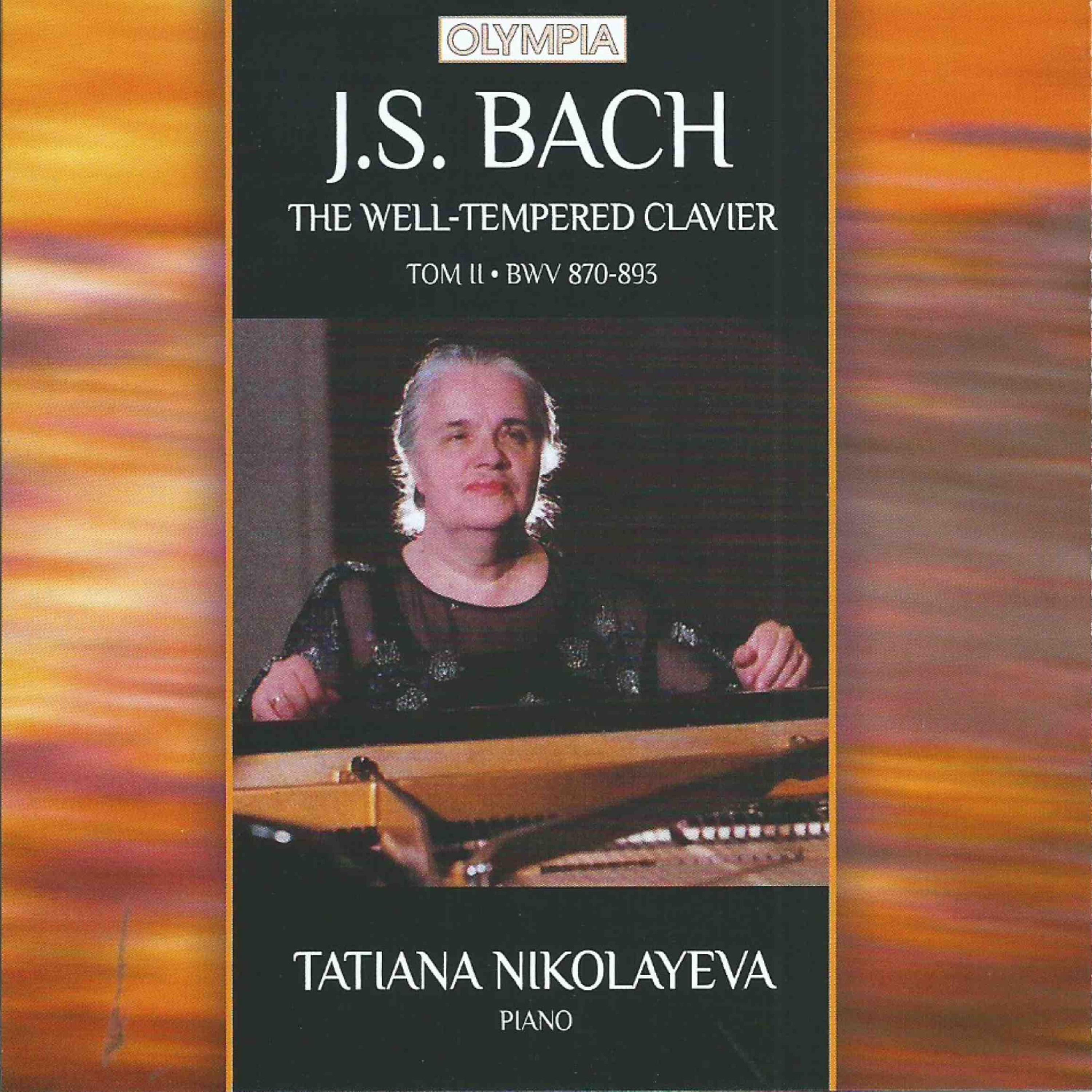 Постер альбома J.S. Bach: The Well-Tempered Clavier. Book II
