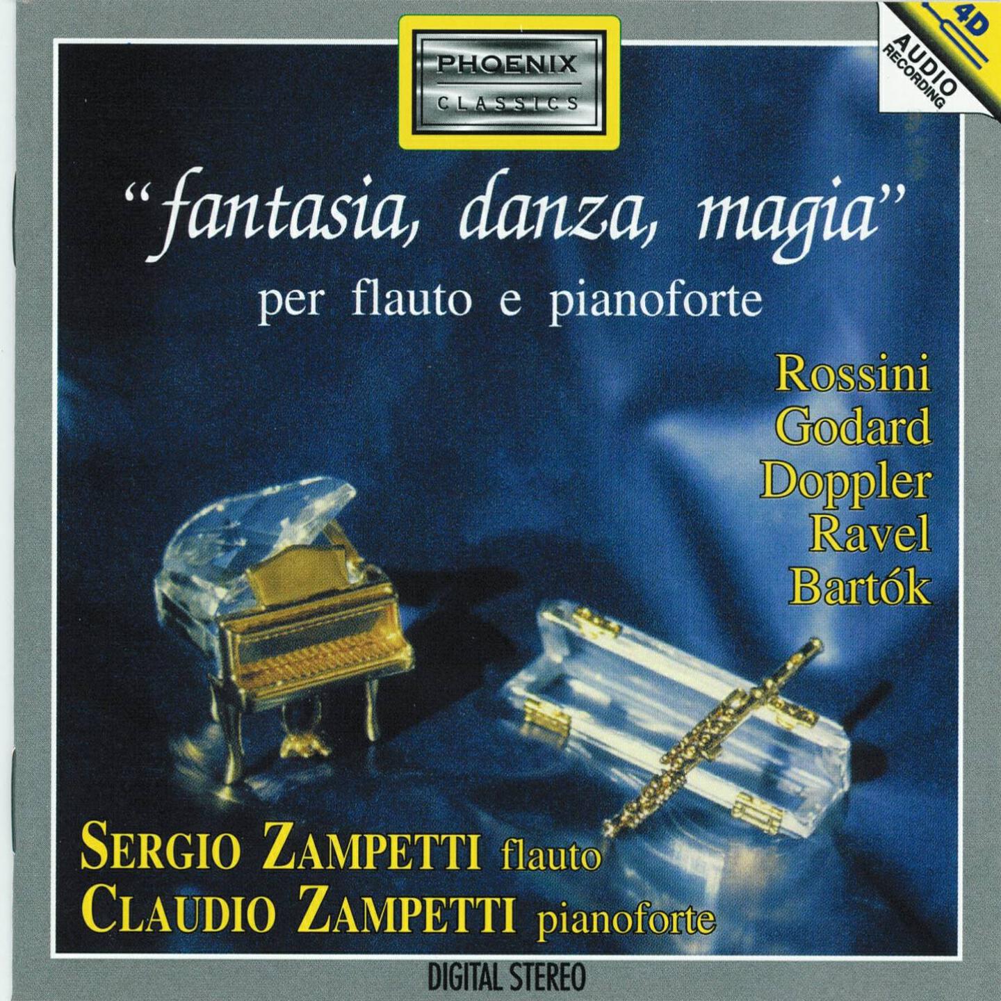 Sergio Zampetti - Trascrizione per flauto di Paul Arma, Suite paysanne hongroise : Assai moderato